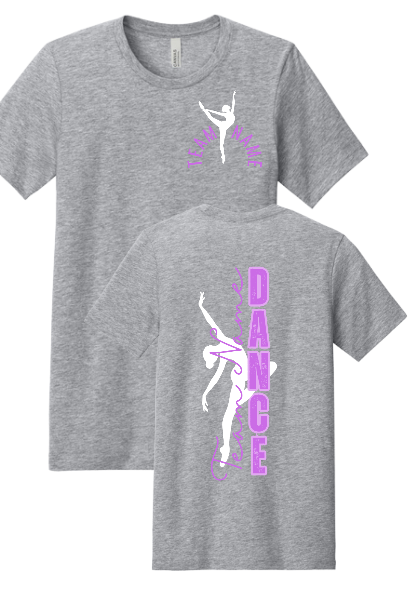 Dancer Back Tee, Long Sleeve or Hoodie