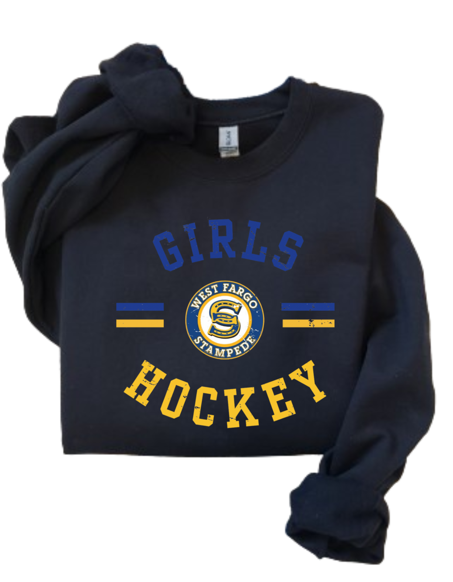 Girls Hockey Tee, Crew, or Hoodie