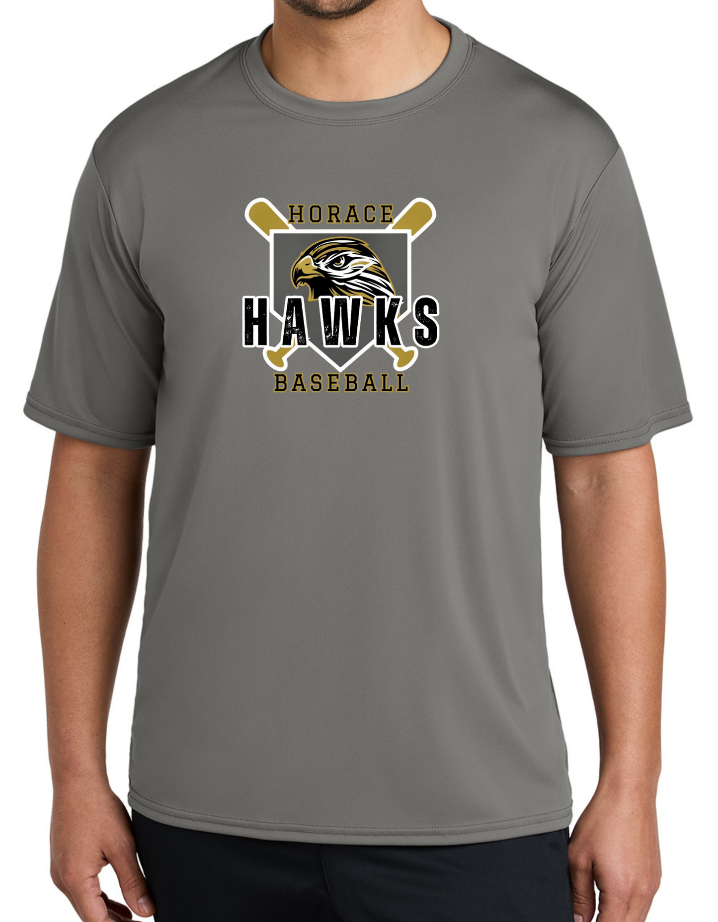 DOORBUSTER Horace Hawks Baseball Dry Fit Tee