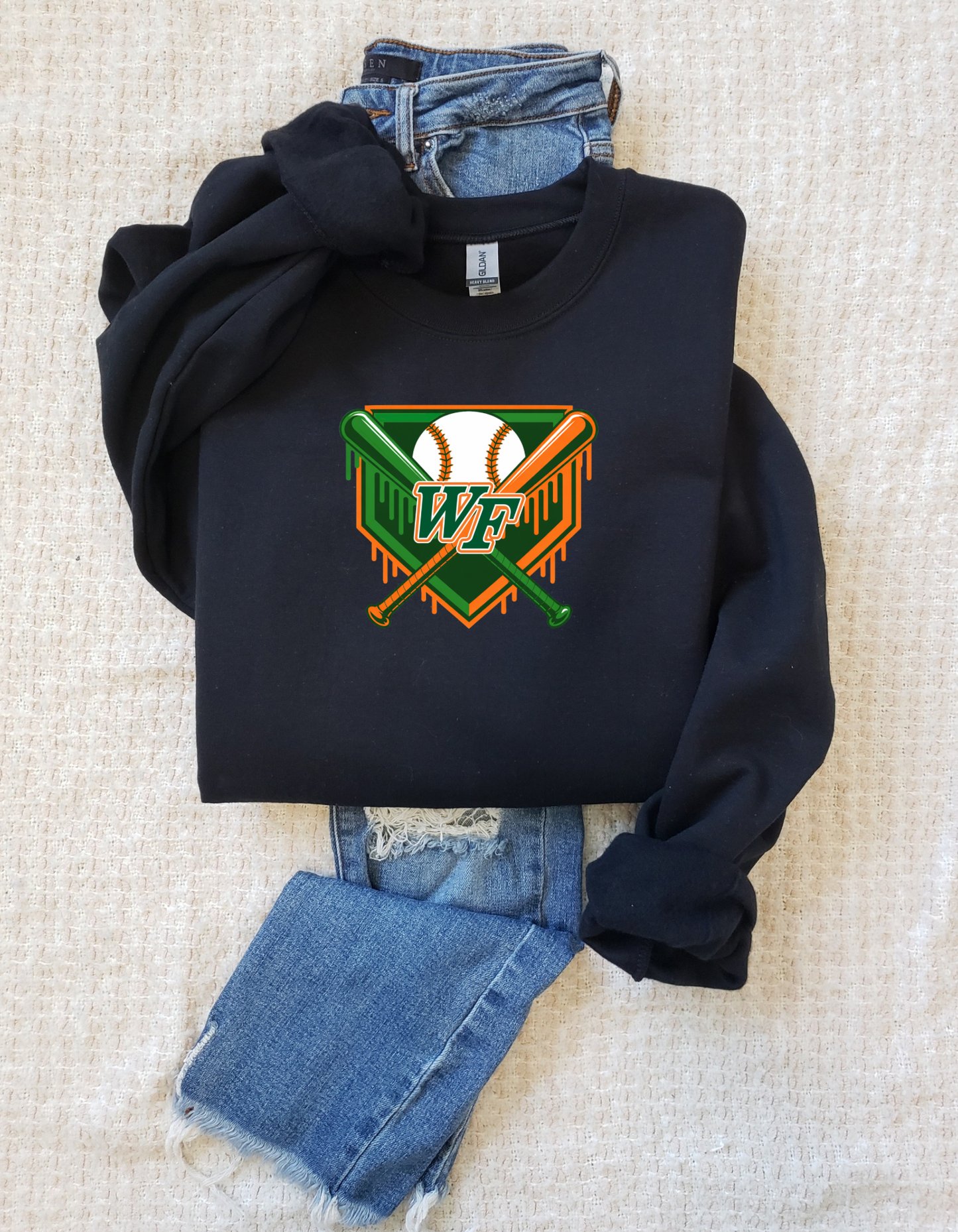West Fargo Drippy Base Cotton Tee, Crew, or Hoodie