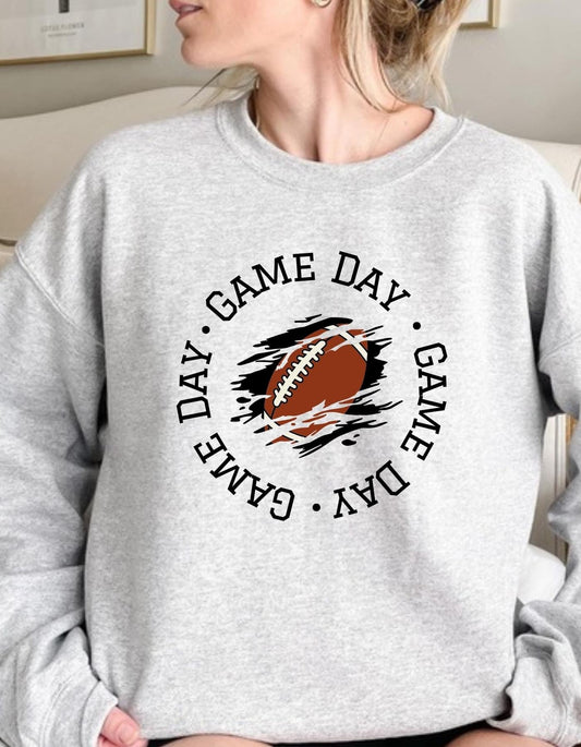 Game Day - Football Crew Sweatshirt