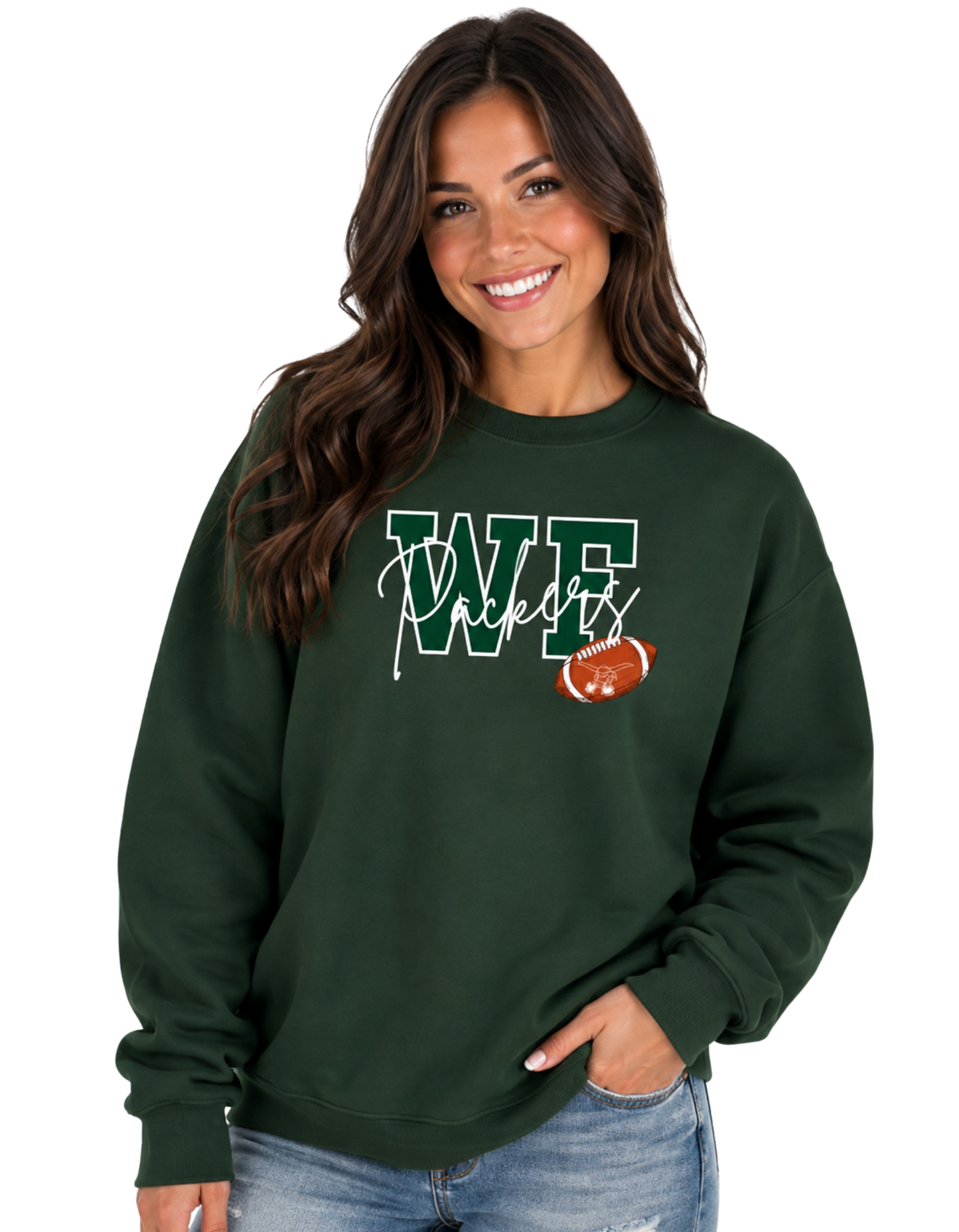 Packers Football Tee, Crew or Hoodie