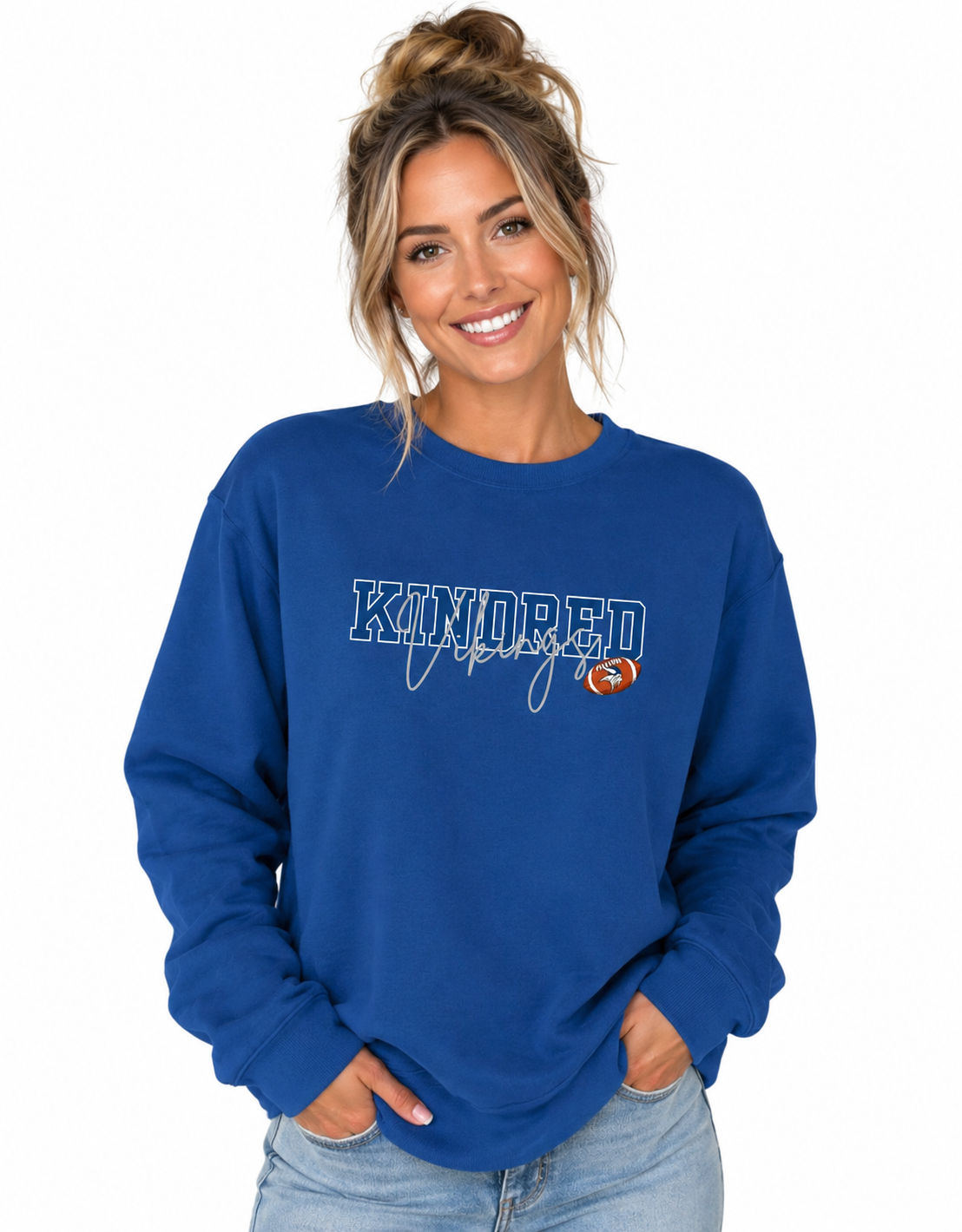 Kindred Football Tee, Crew or Hoodie
