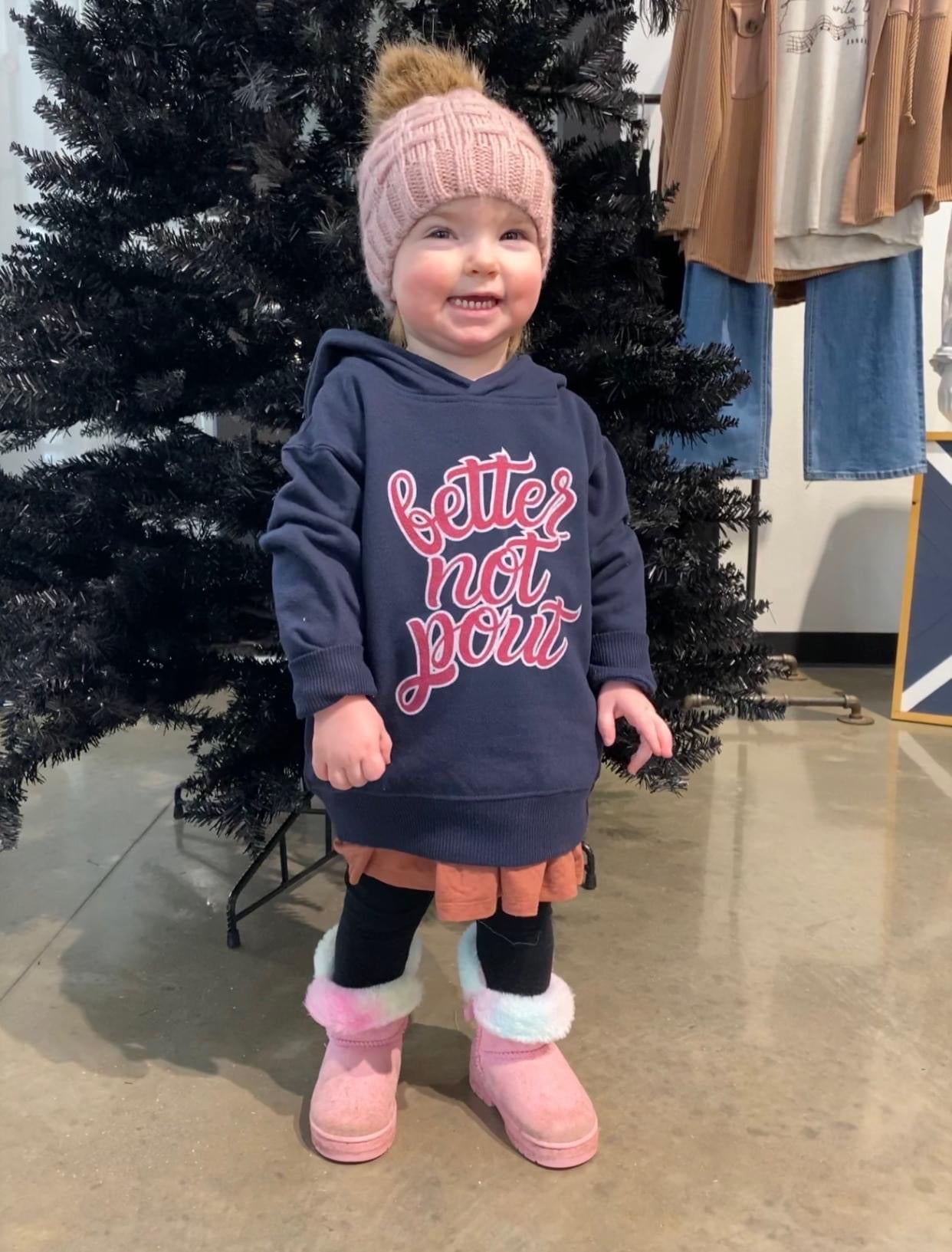 Toddler Better Not Pout Hoodie