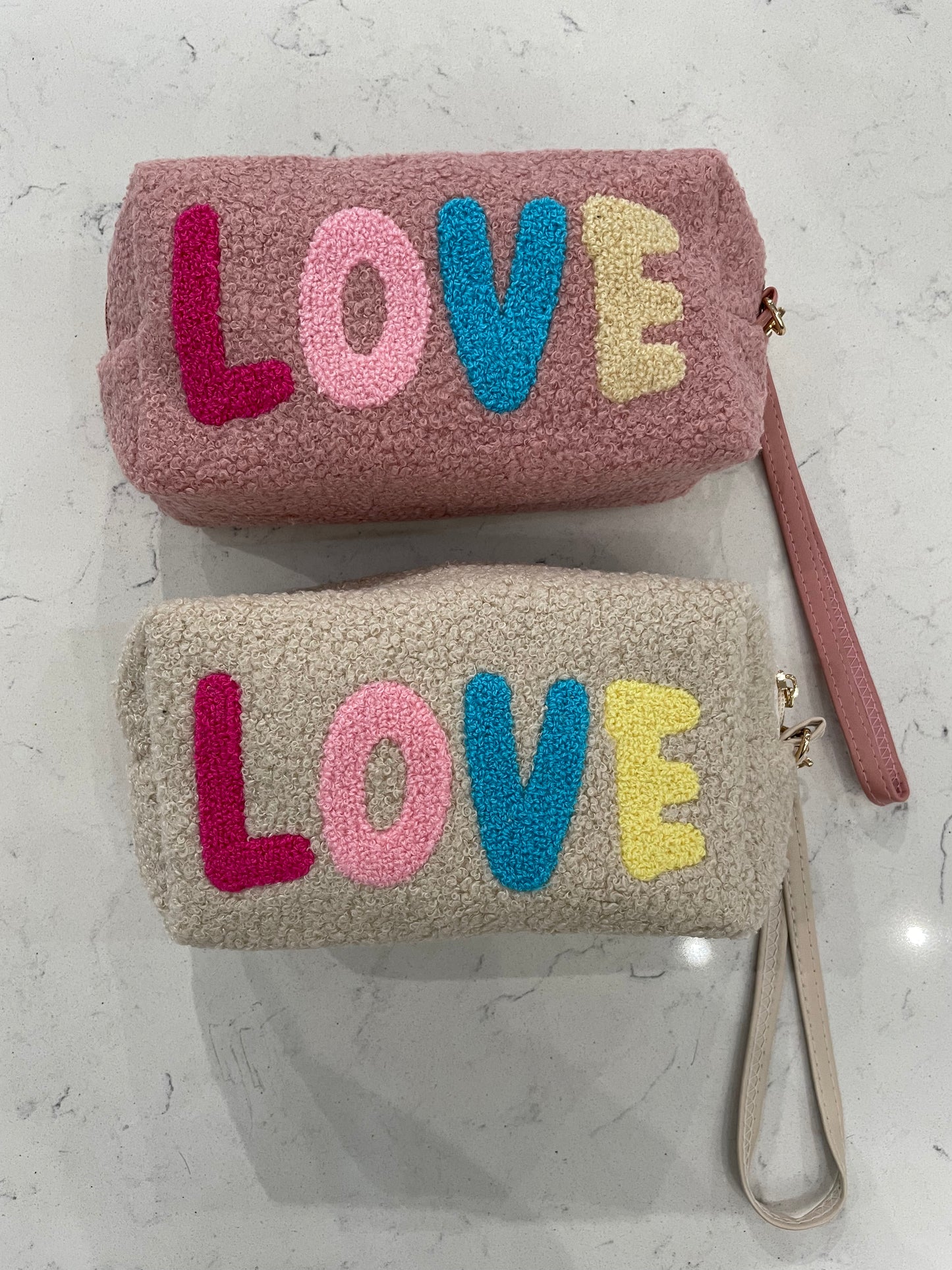 Sherpa "LOVE" Pouch