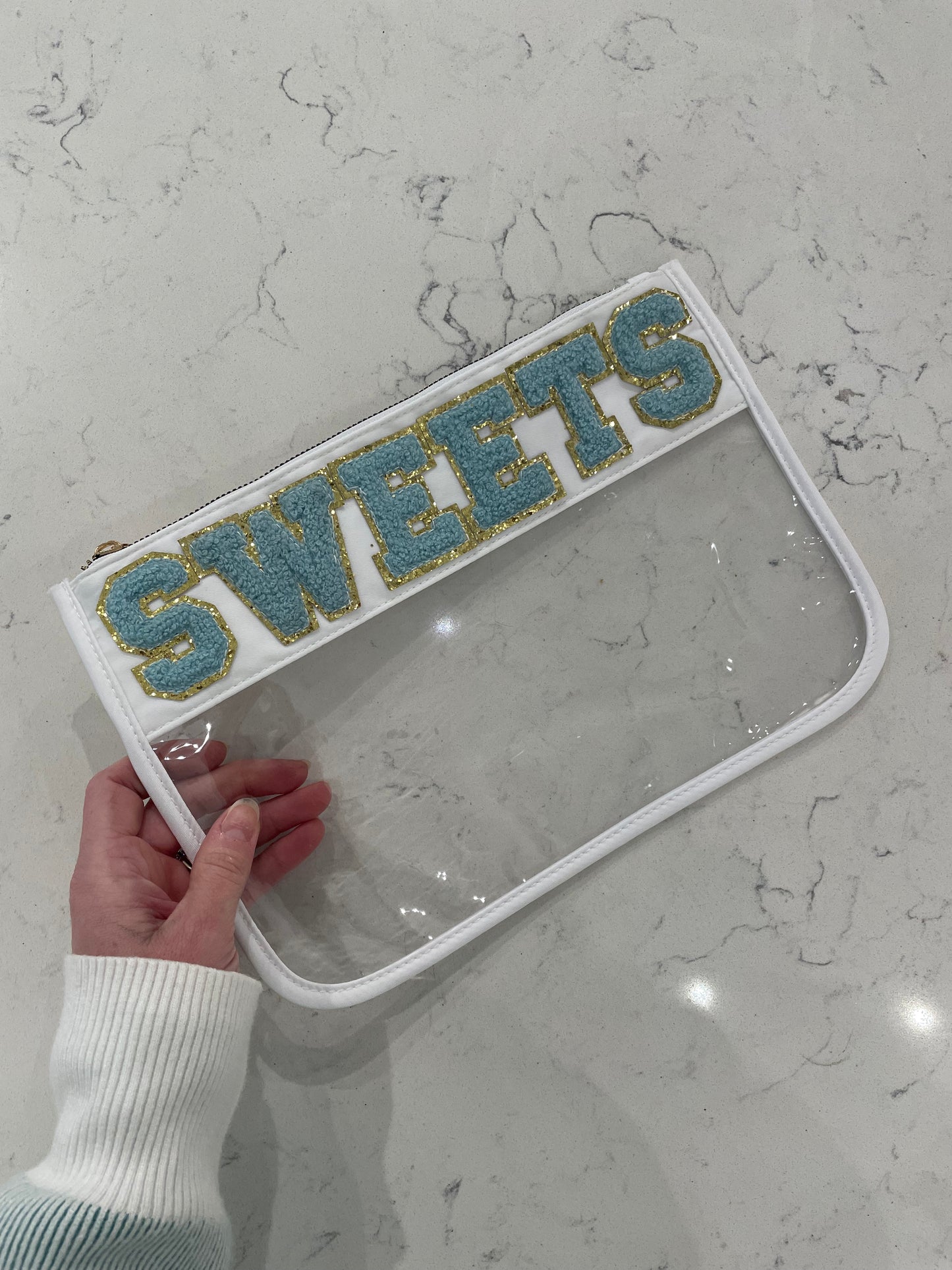 "Sweets" Clear Pouch