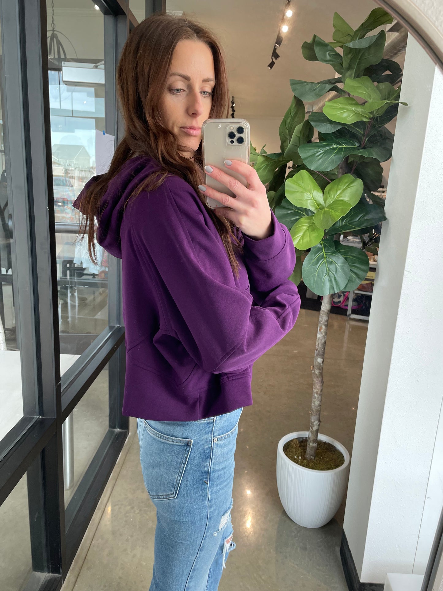 Plum Scuba Hoodie