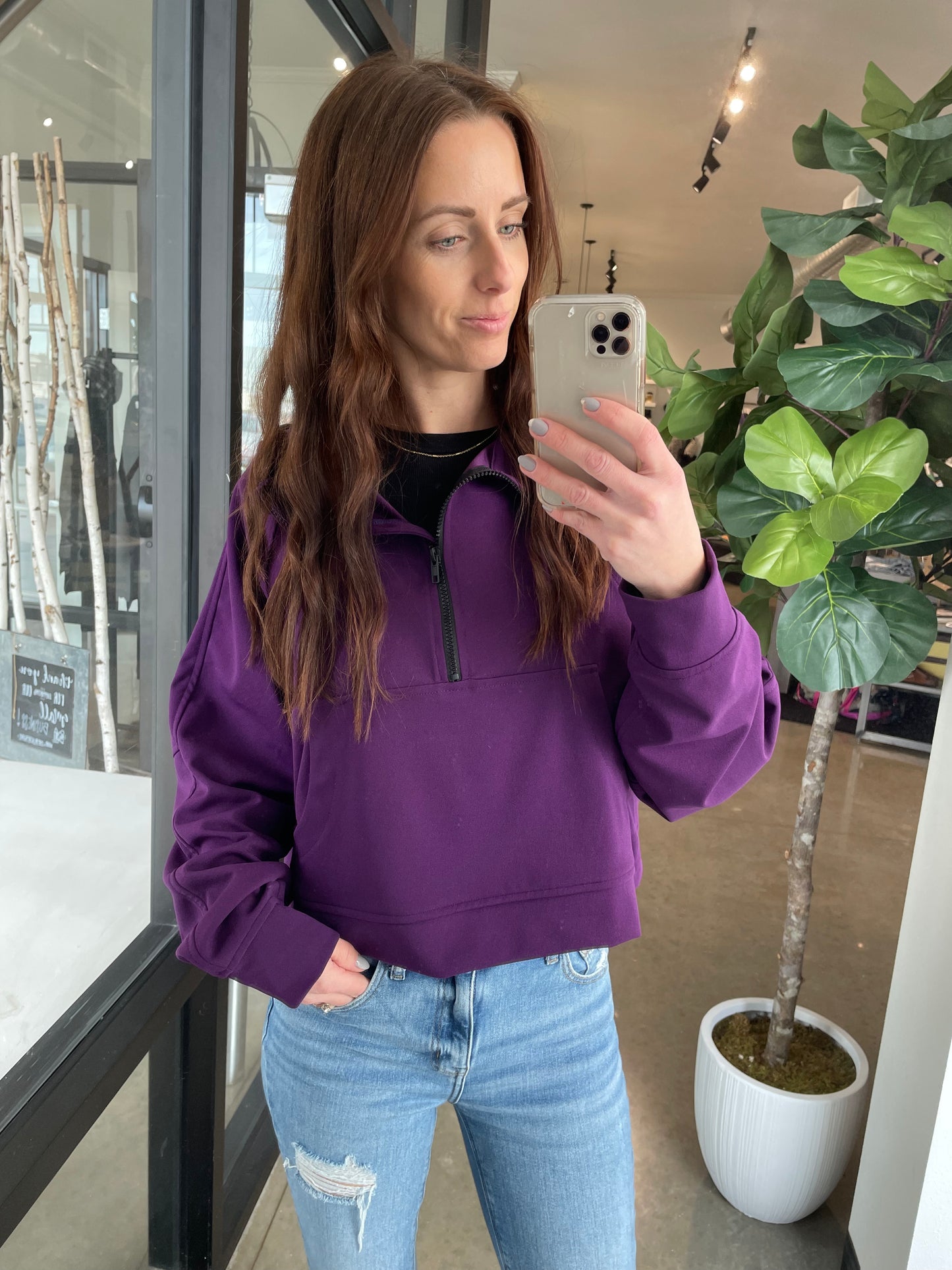 Plum Scuba Hoodie