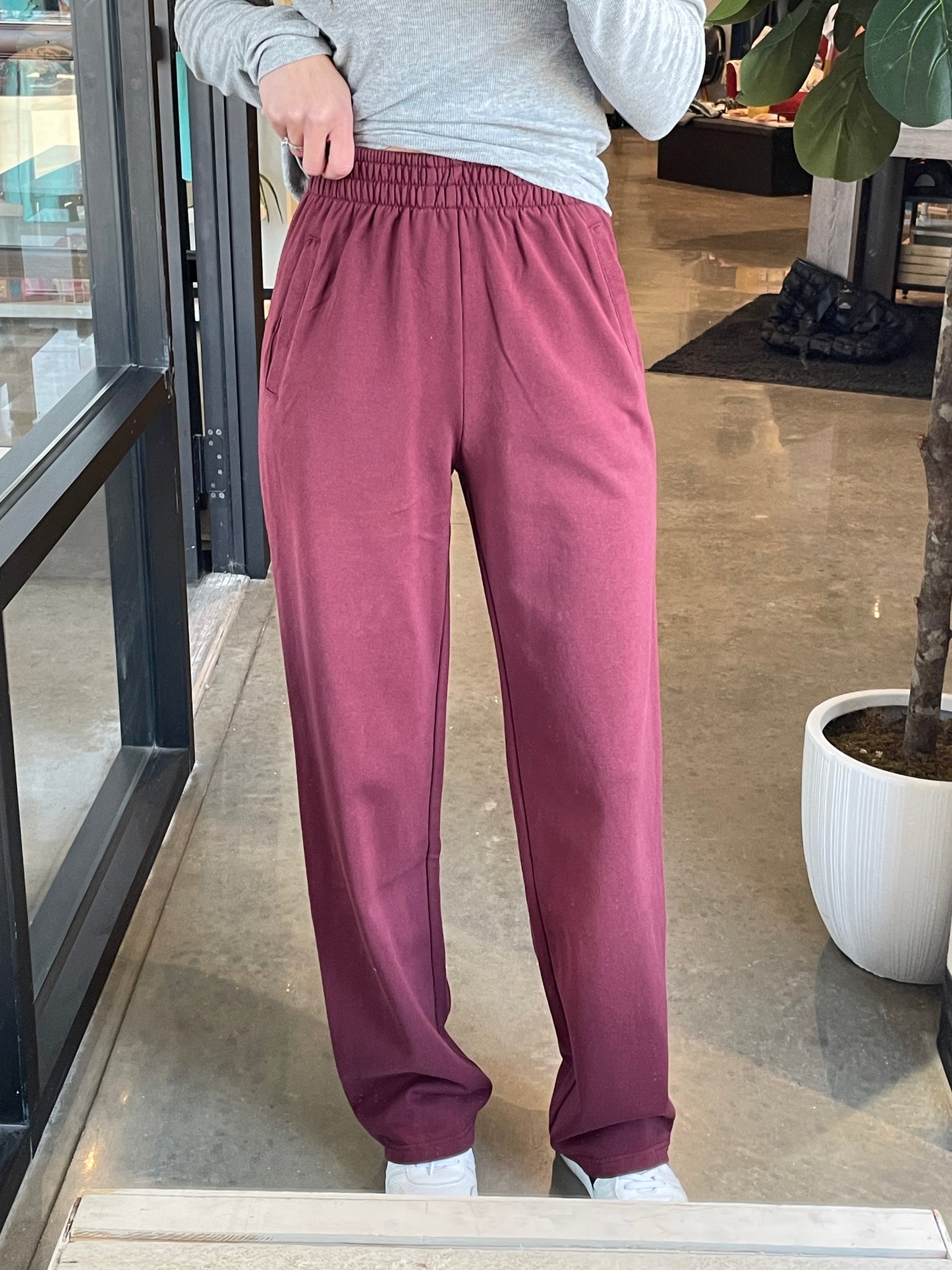 Burgundy Lounge Pants