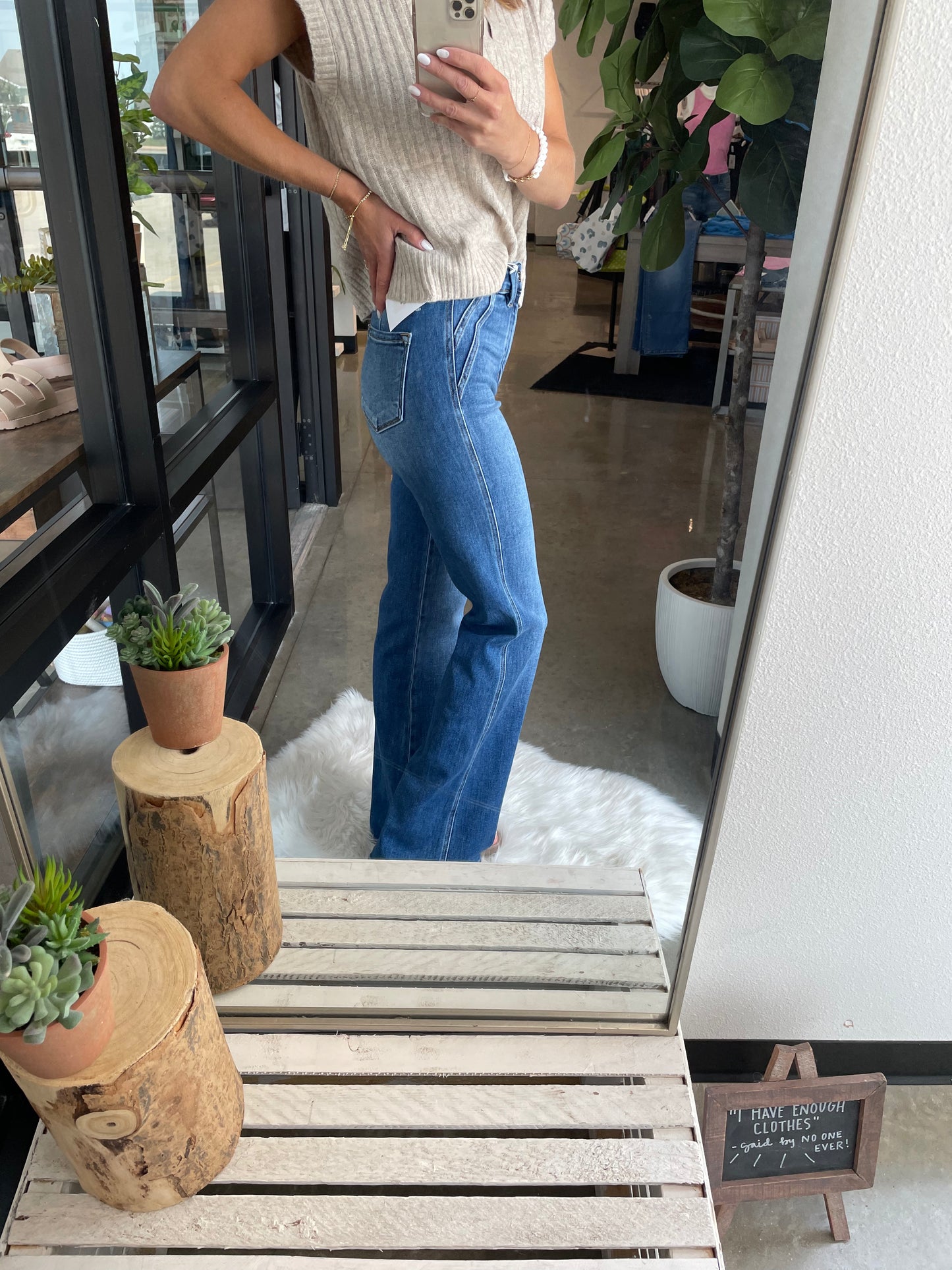Judy Blue Double Seam Flare Denim