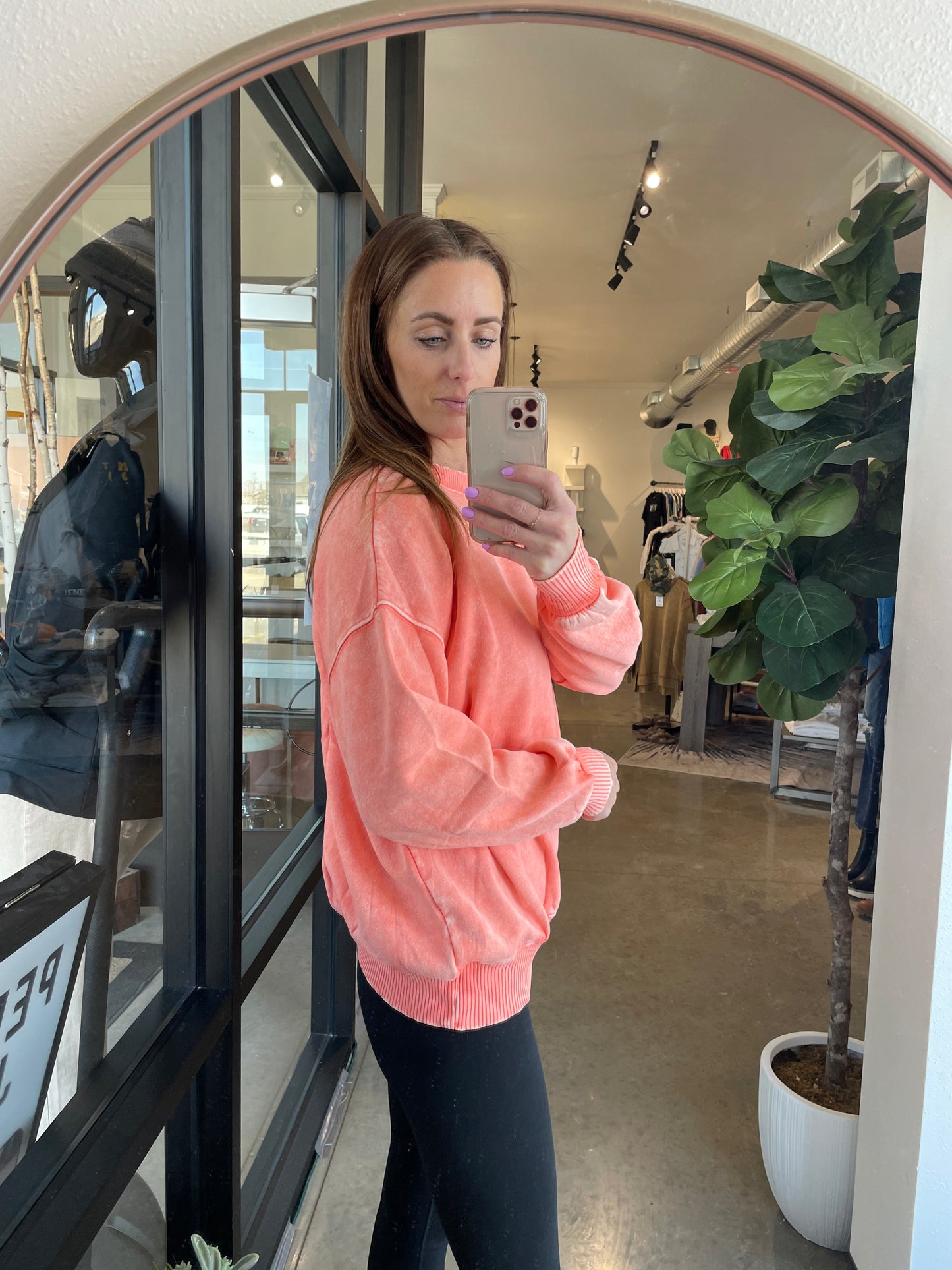 Ribbed Detail Pullover