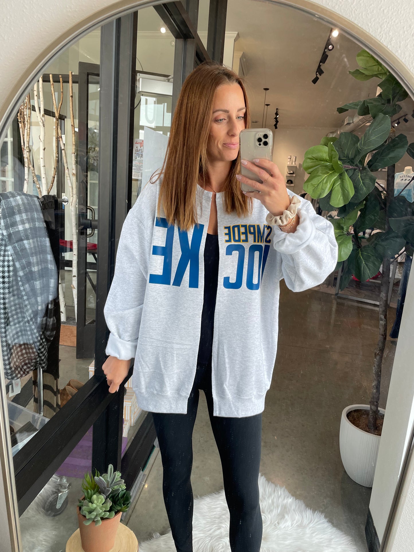 Stampede Hockey Sweatshirt Cardigan
