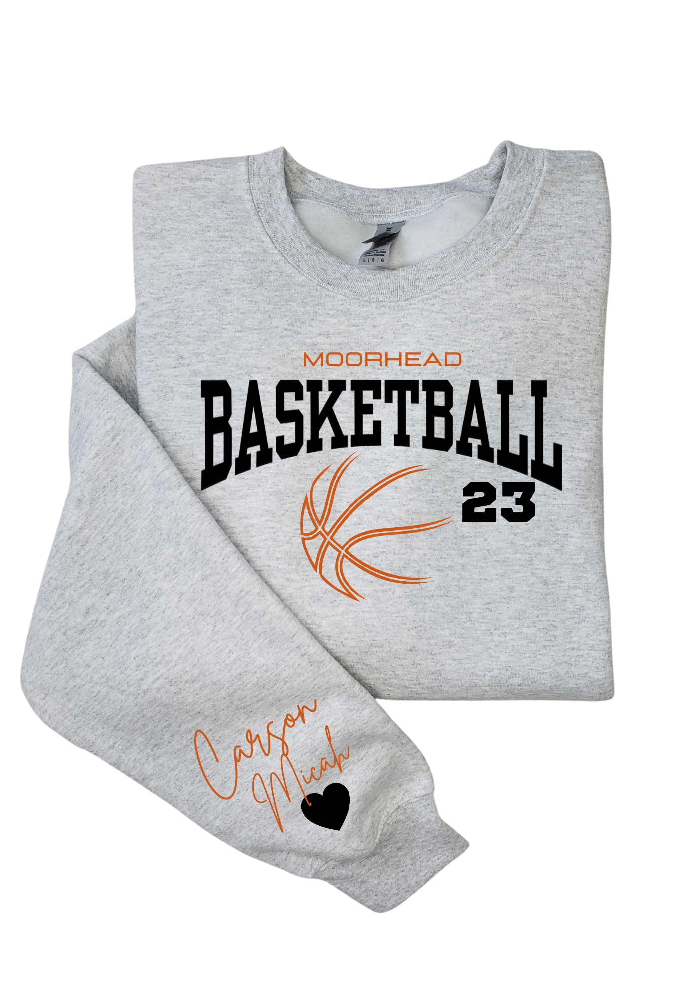 Moorhead Basketball Crew with Sleeve