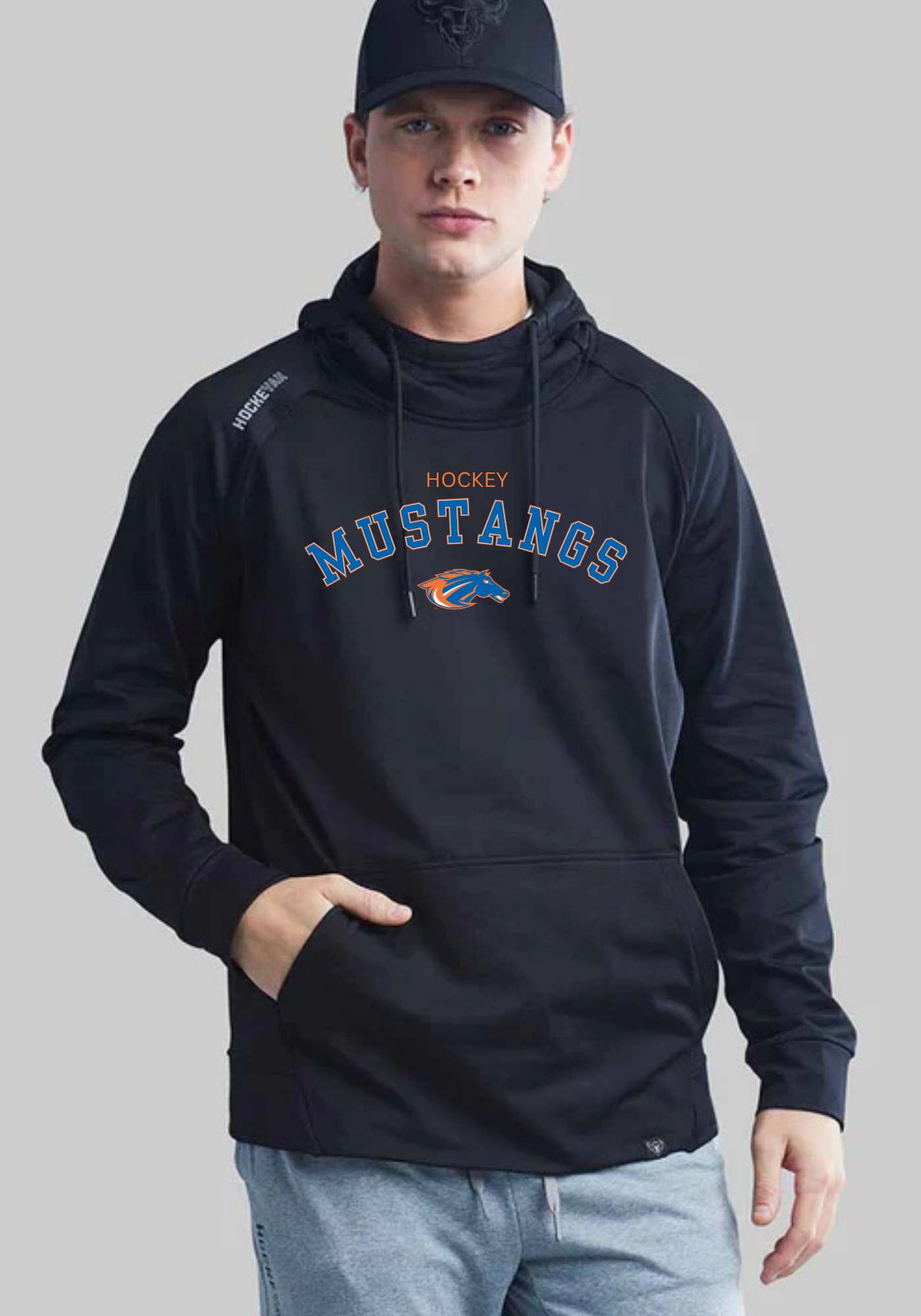 HOCKEYAK Mustang Hockey Hoodie - Youth & Adult