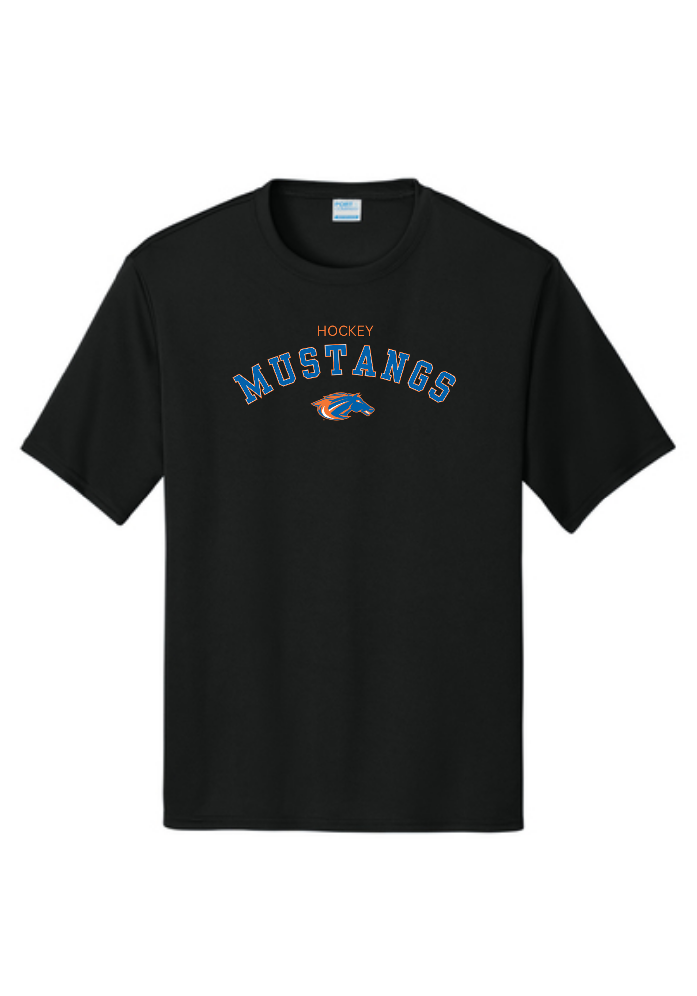 Mustang Hockey Tshirt, Long Sleeve & Crew Sweatshirt
