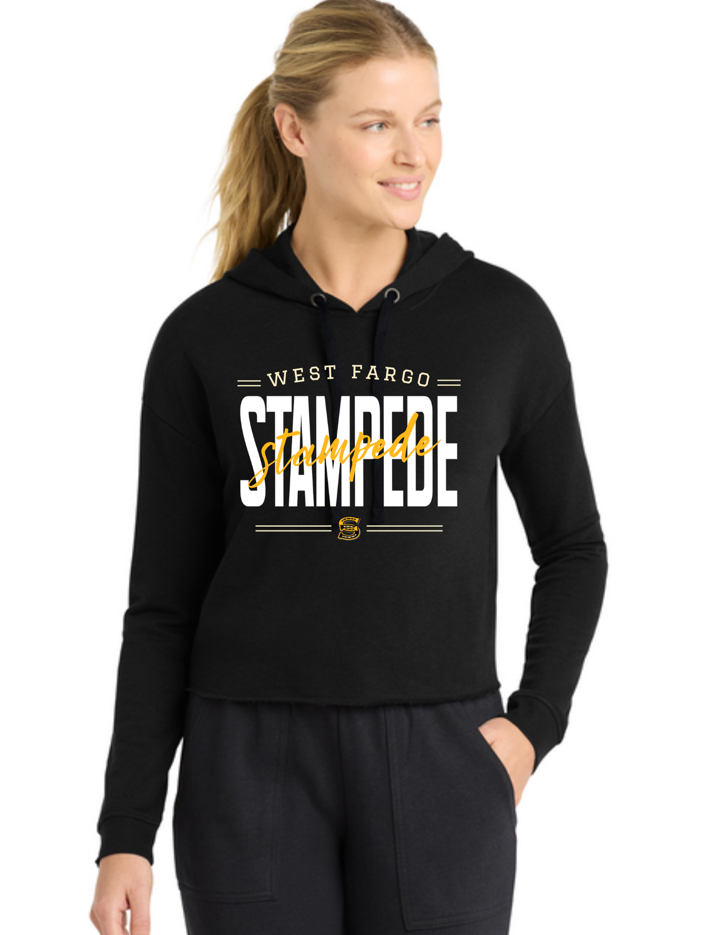 Stampede Cropped Lightweight Pullover