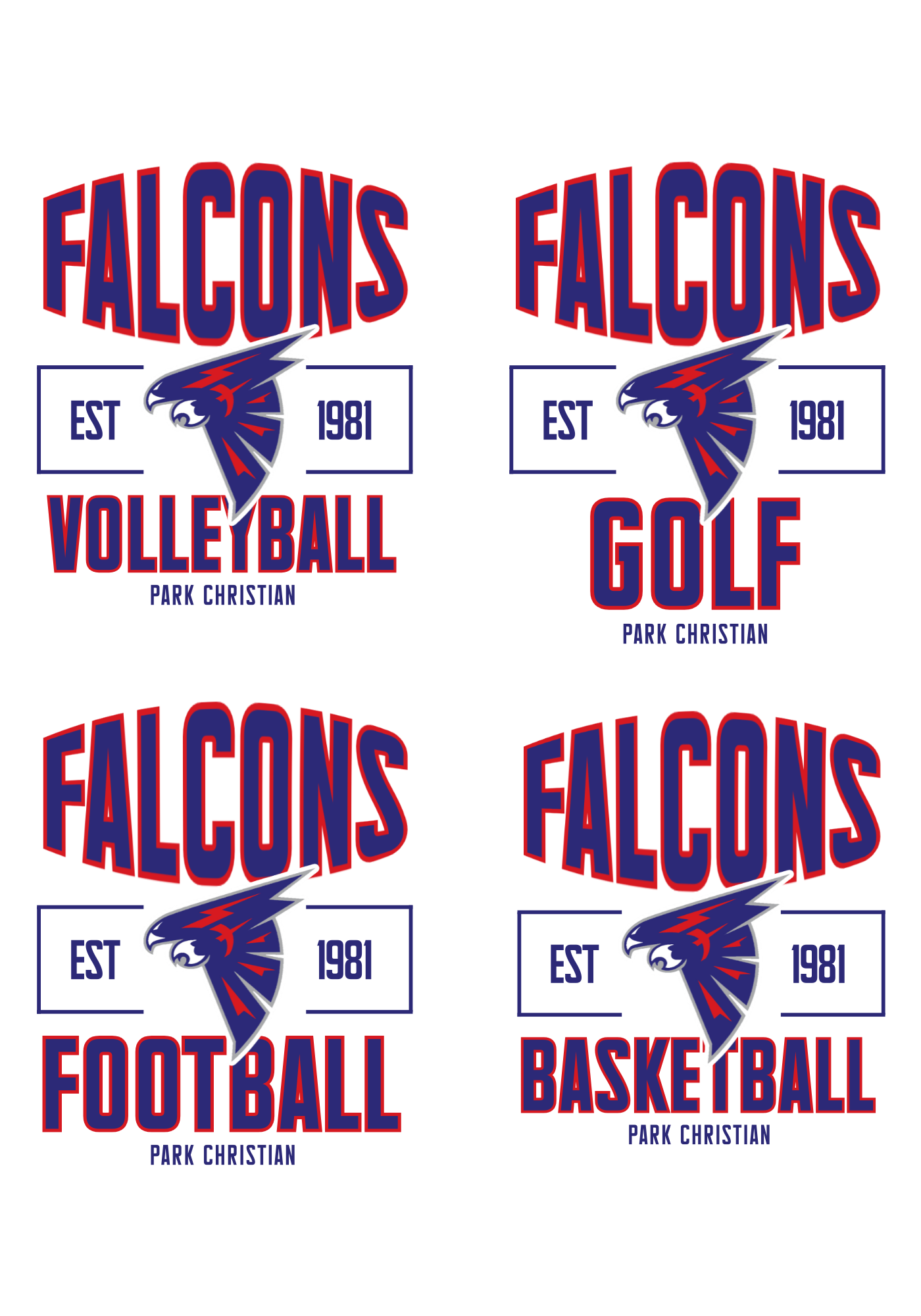 ANY SPORT Falcons Tee, Crew, Crop or Hoodie PCS17