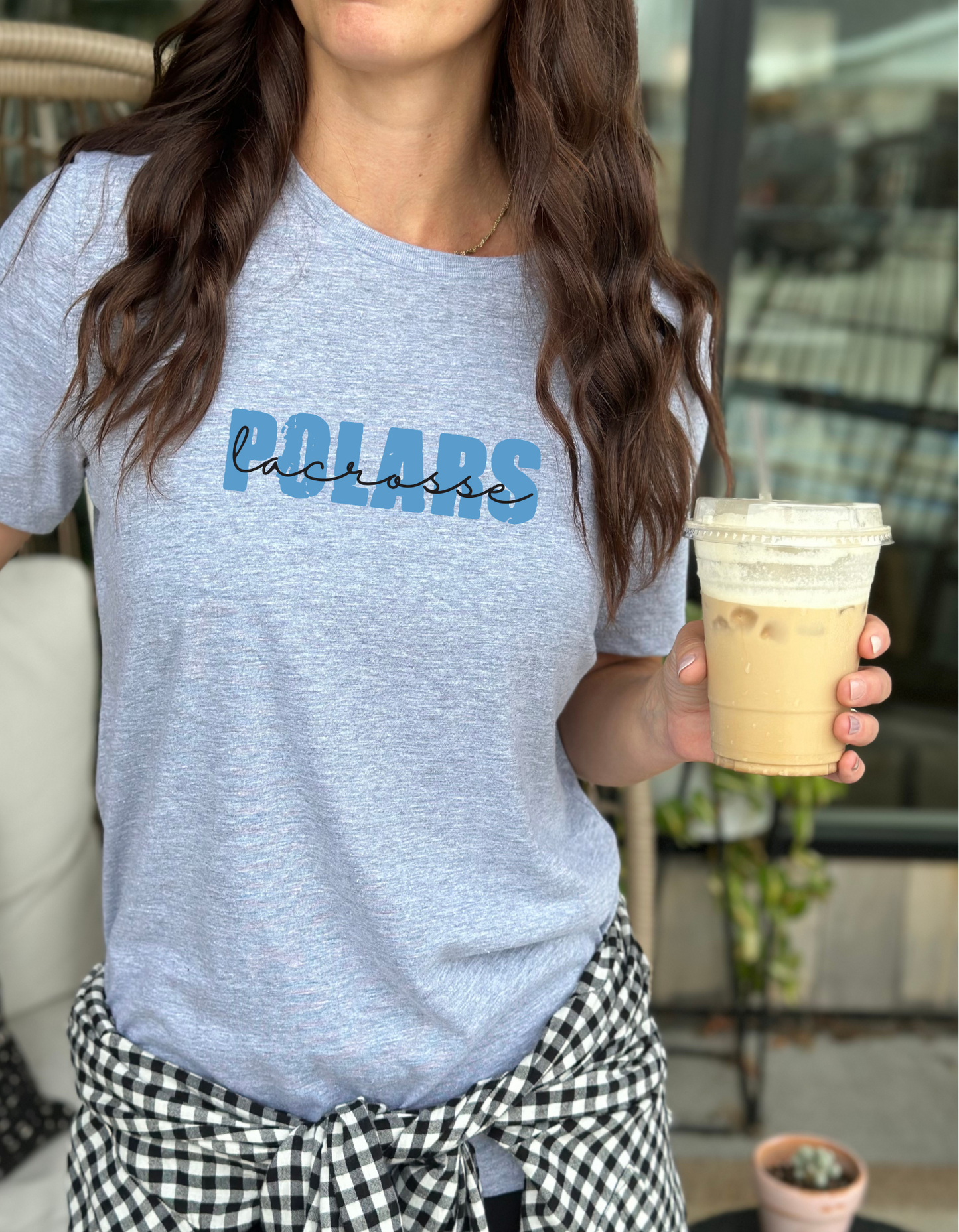 Polars Lacrosse Cursive Tank, Tee, Crew, Hoodie
