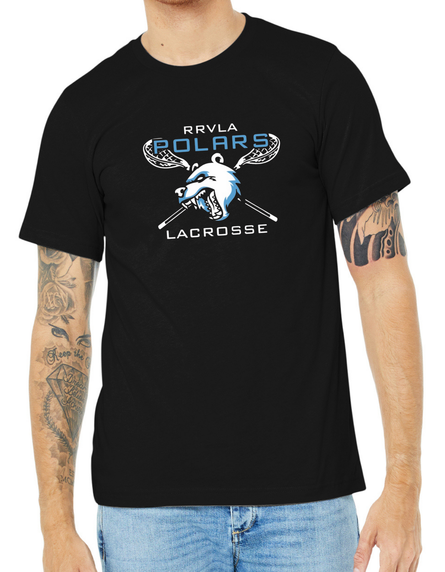 Polars Stick Logo Dry Fit Tee- Youth & Adult