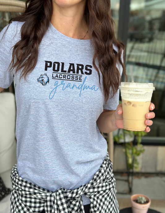 Polars Lacrosse Grandma or Grandpa Tee