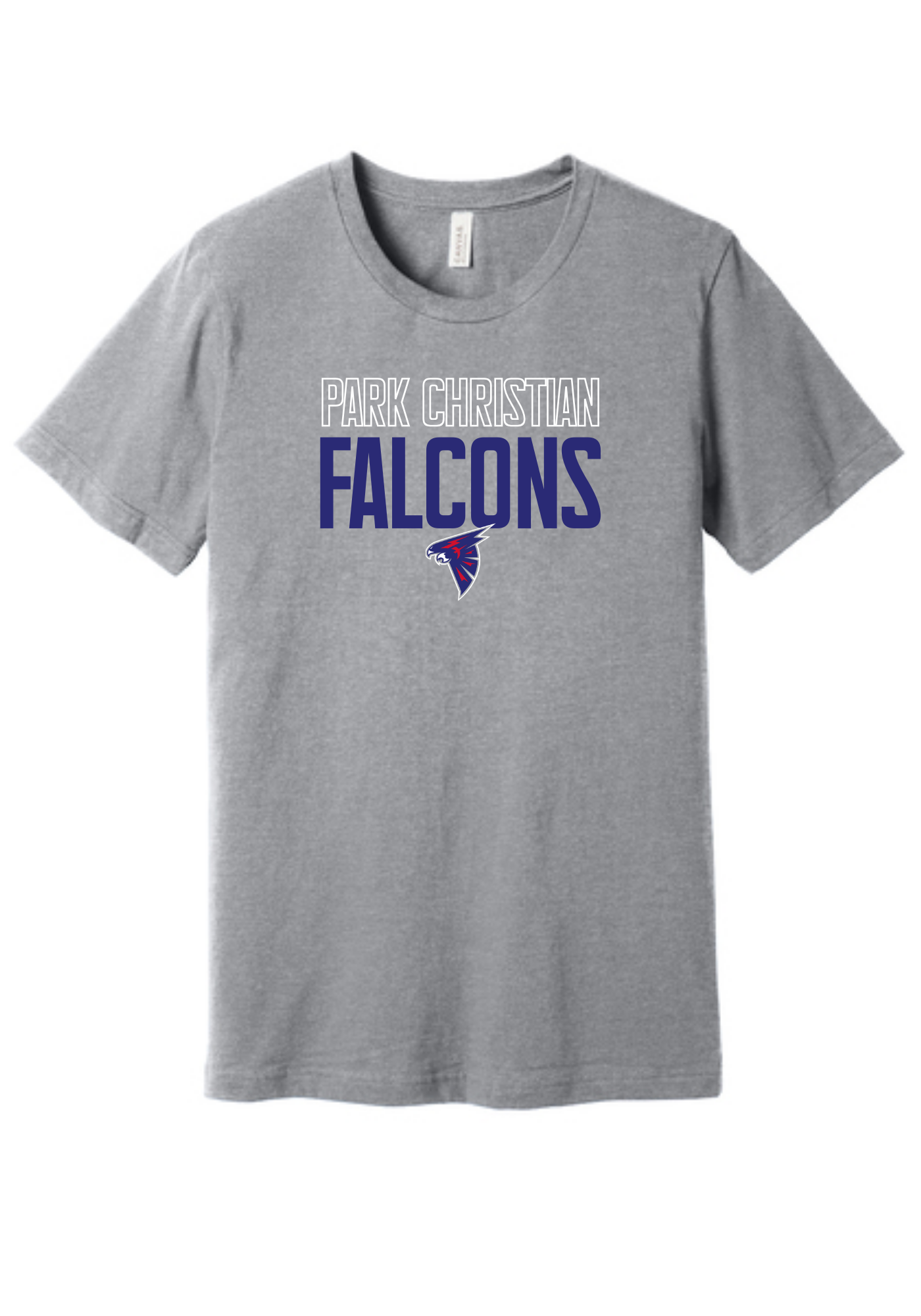 PCS Block Letter Falcons Tee, Crew, or Hoodie PCS54