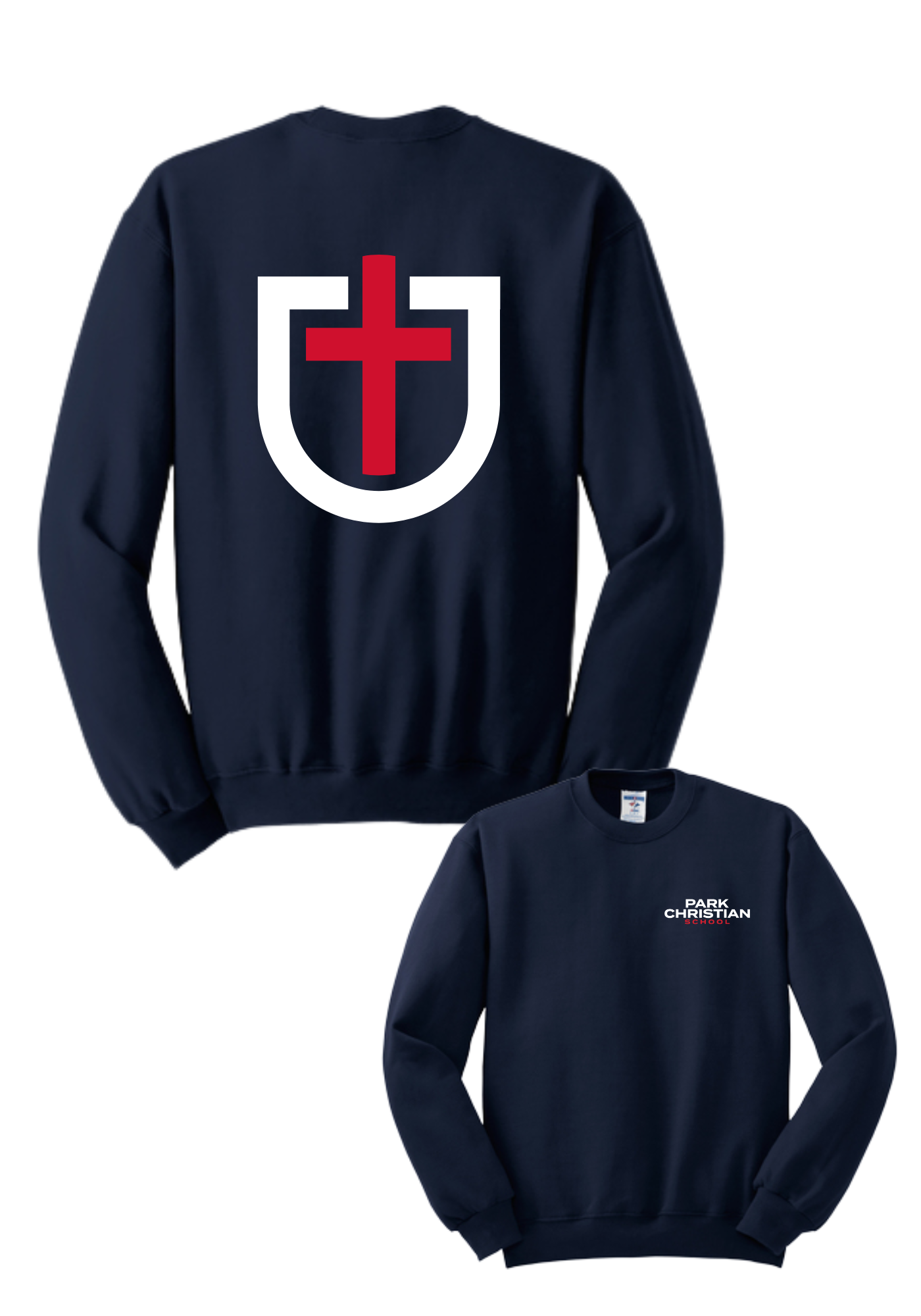 PCS Large Crest Tee, Crew, or Hoodie PCS47