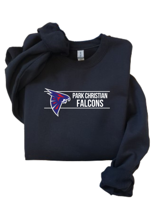 PCS Park Christian Falcons Tee, Crew Sweatshirt, or Hoodie PCS49