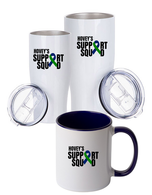 Hovey's Tumblers and Coffee Cups