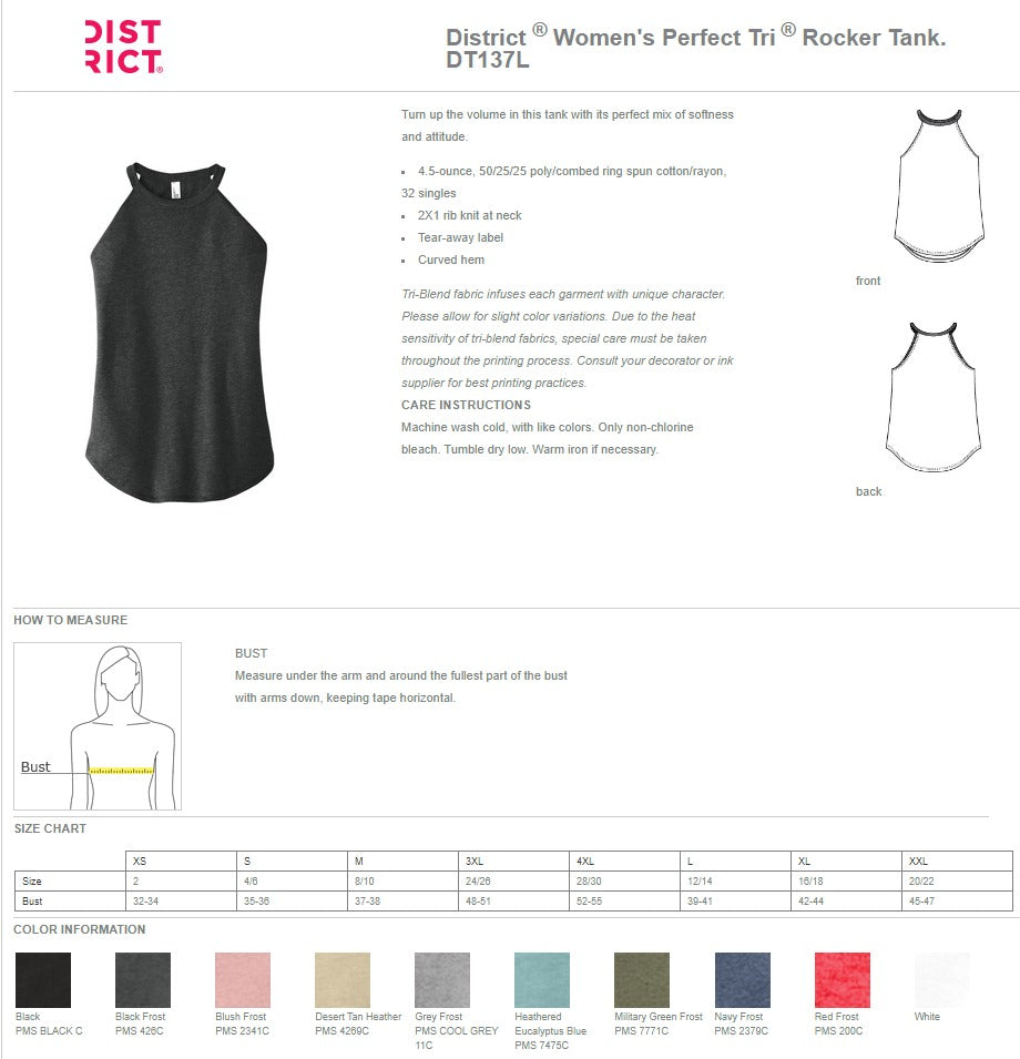 Upload Your Art Custom Rocker Tank