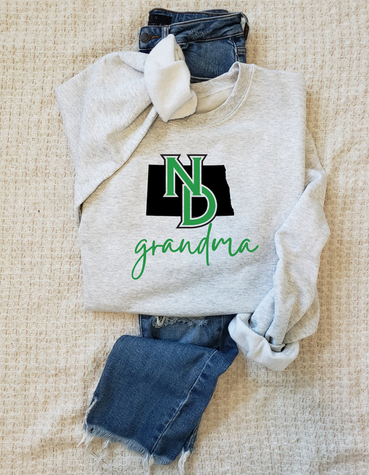 Team ND Grandpa or Grandma Tee or Crew