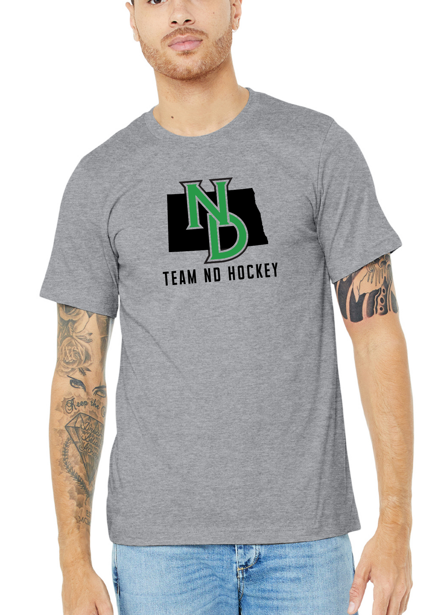 Team ND Hockey - Tank, Tee, Crew