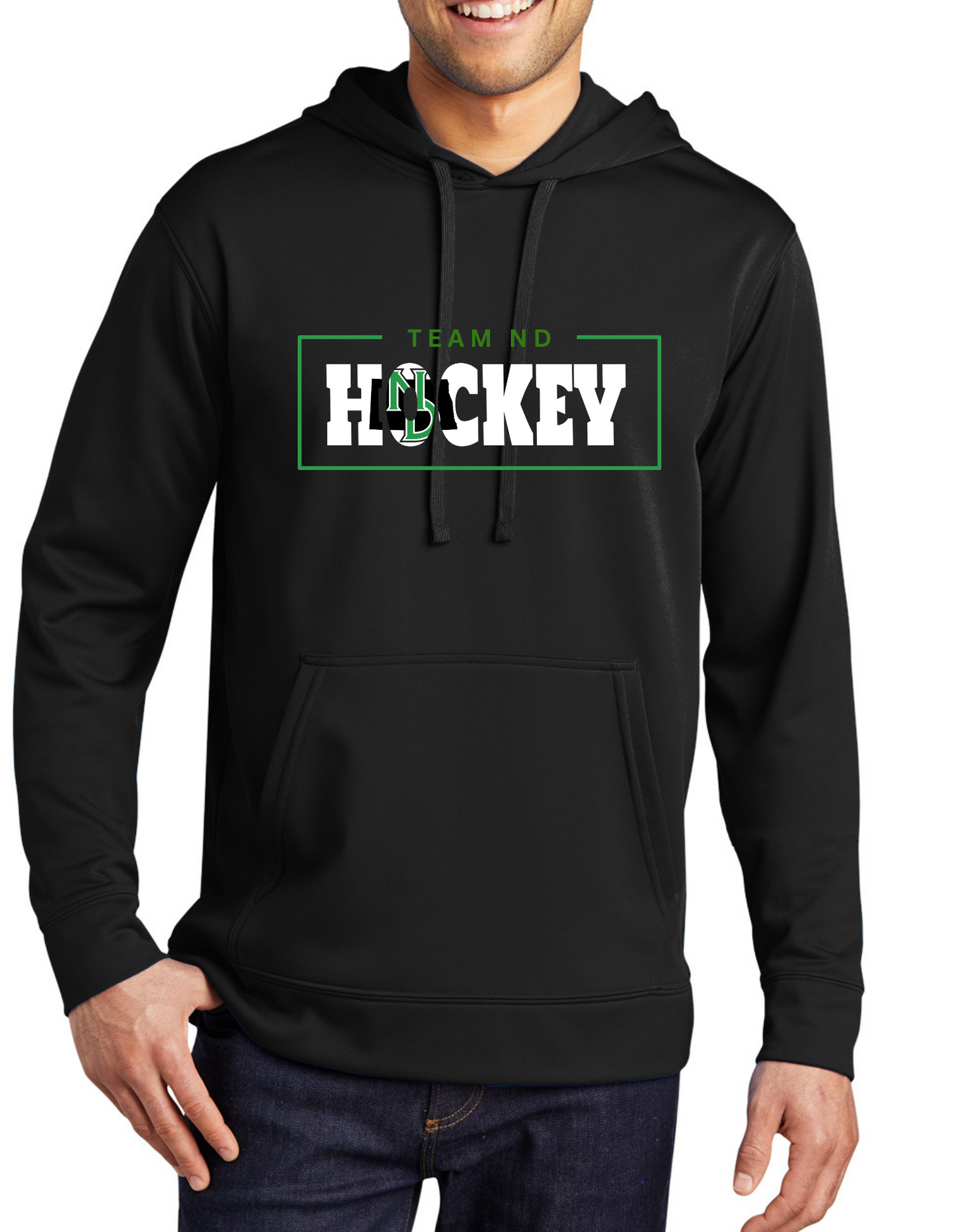 Team ND Dry Fit Hoodie - youth and adult