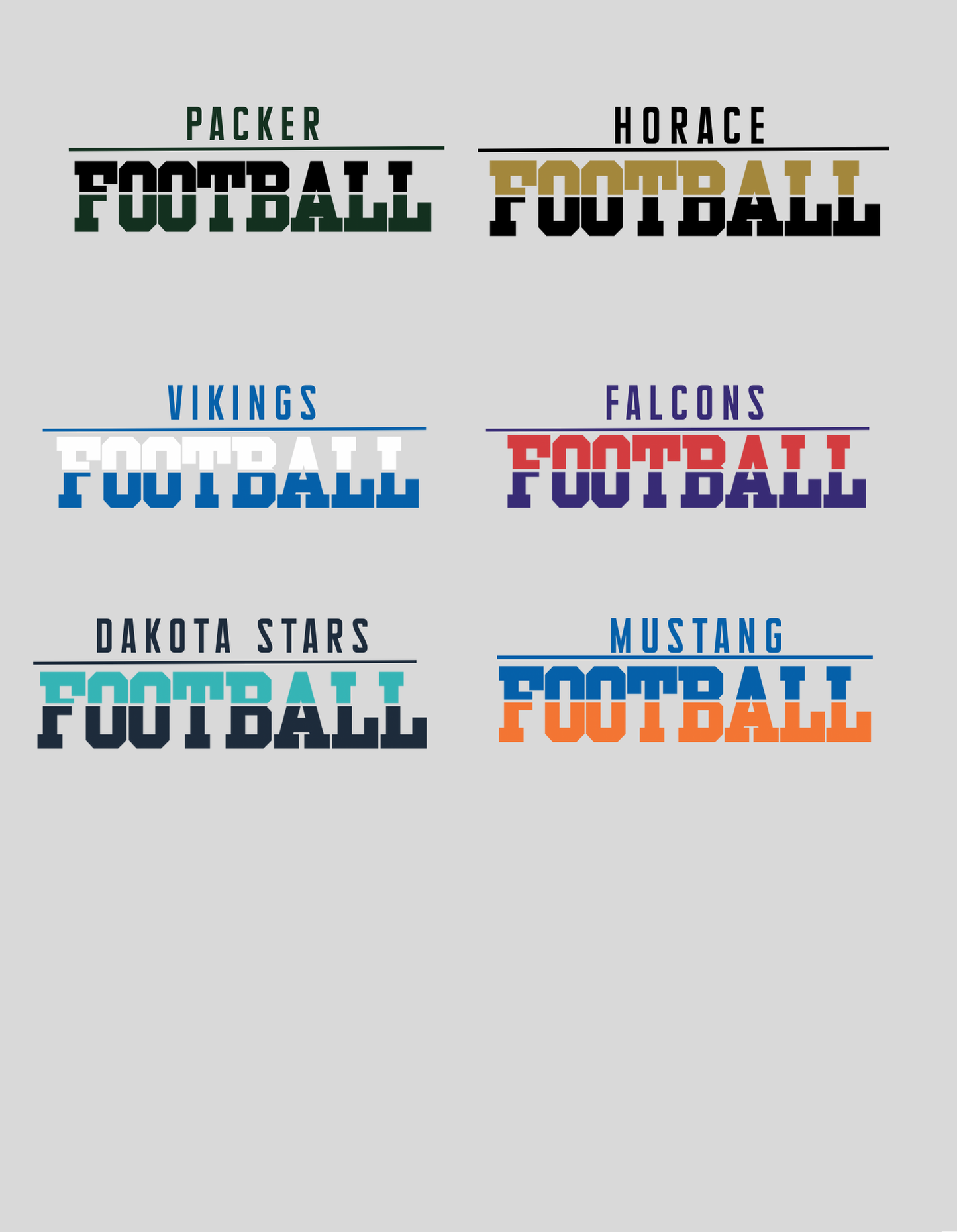 School FOOTBALL Dry Fit Tee
