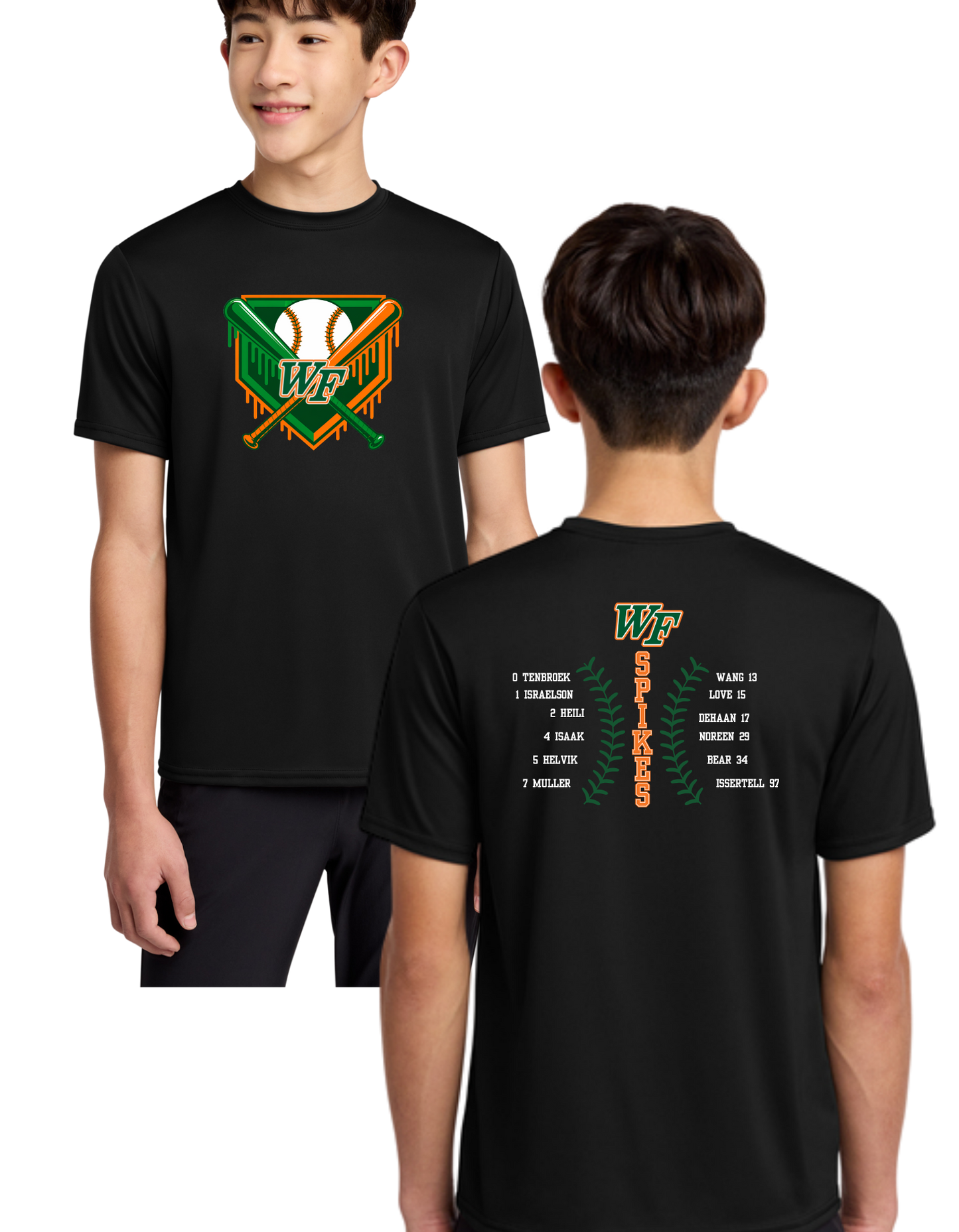 WFB Spikes Roster Tee