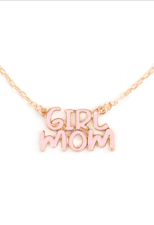 Girl Mom Necklace