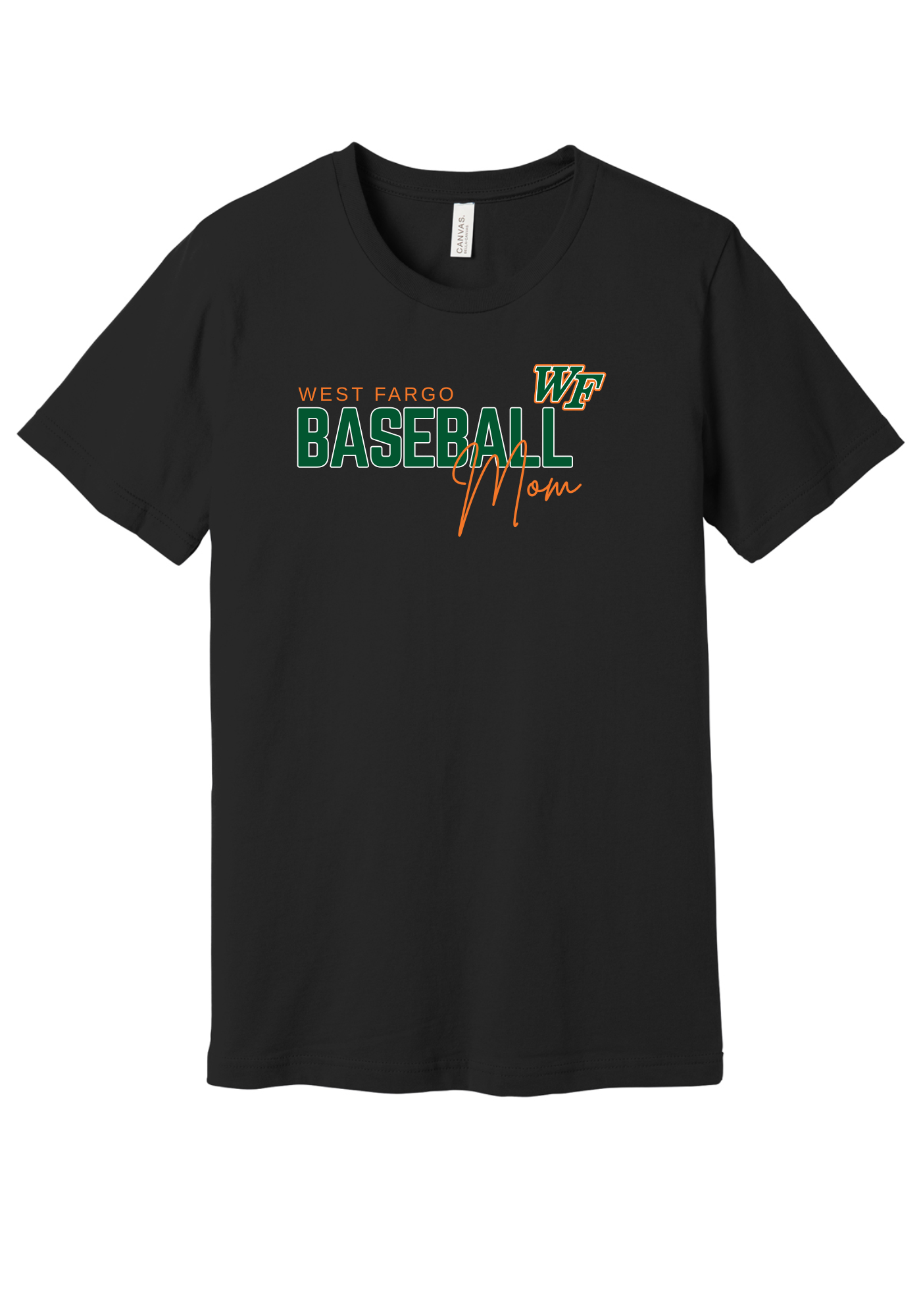 WF Baseball Name Tee, Long Sleeve, Crew or Hoodie