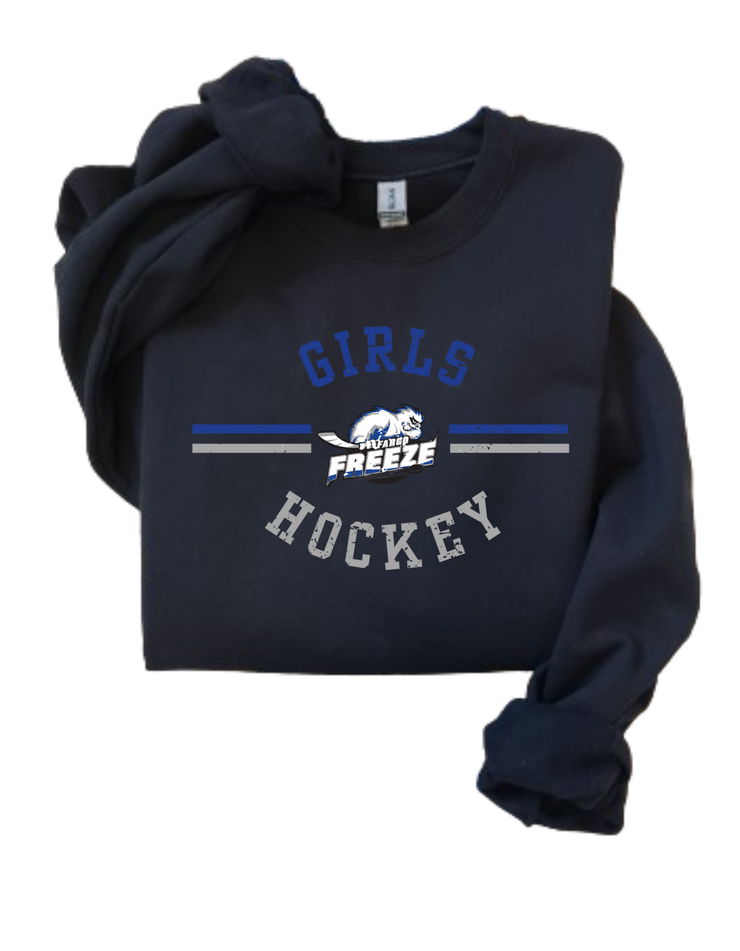 Girls Hockey Freeze Tee, Crew, or Hoodie