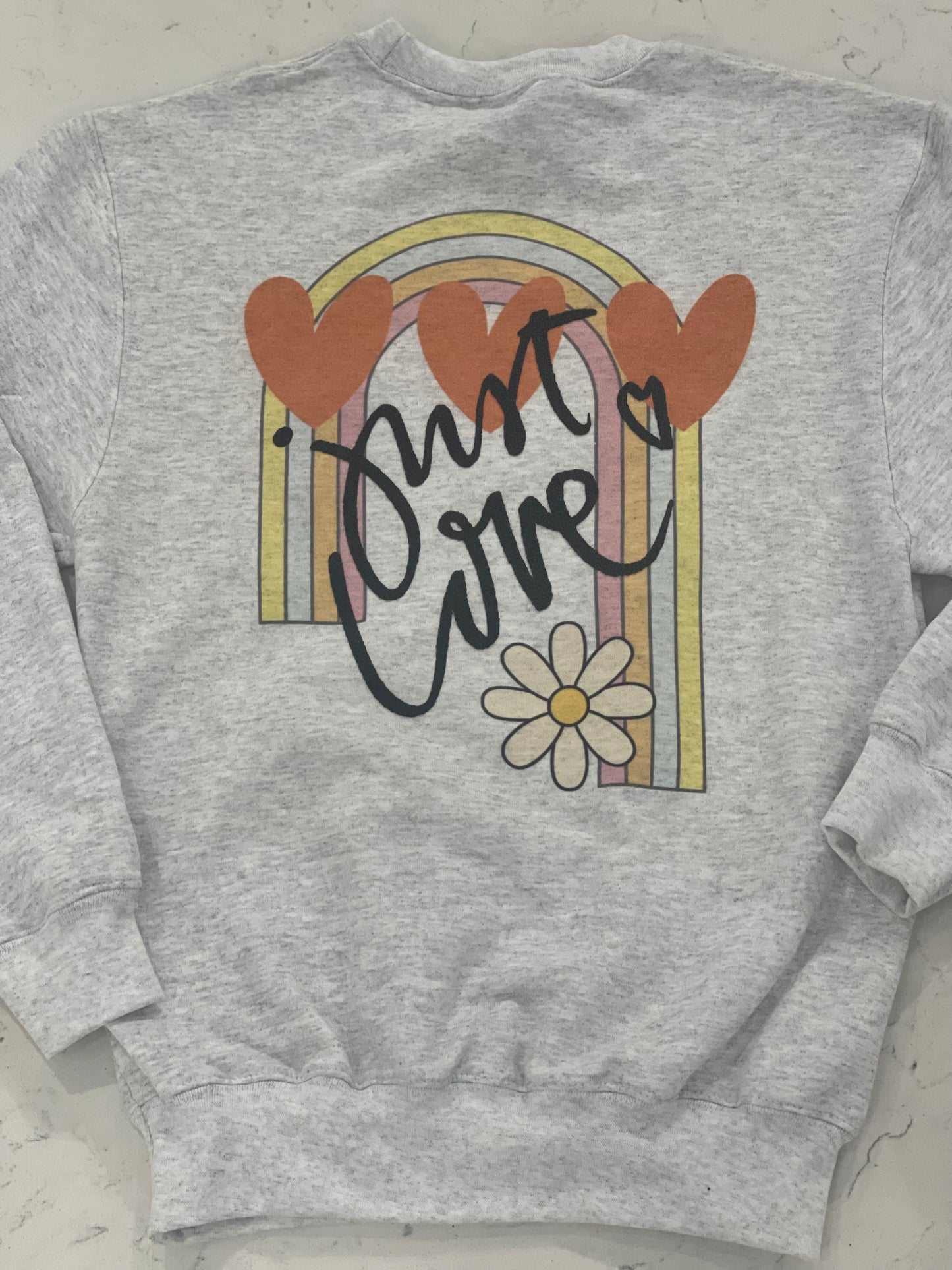 Just Love Youth Puffy Vinyl Crew Sweatshirt