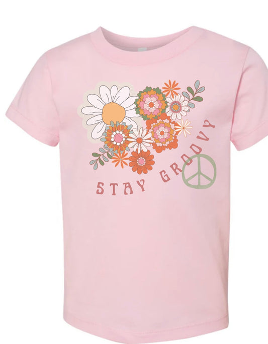 Youth Stay Groovy Graphic Tee