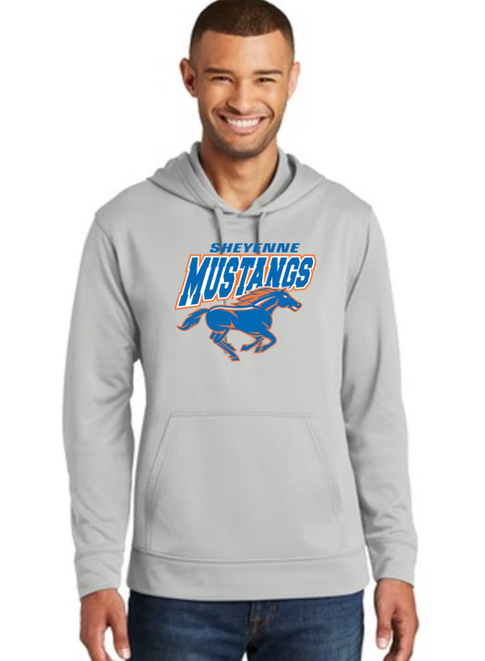 Mustang Adult Dry Fit Hoodie