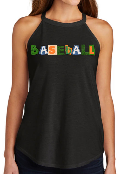 Baseball Rocker Tank