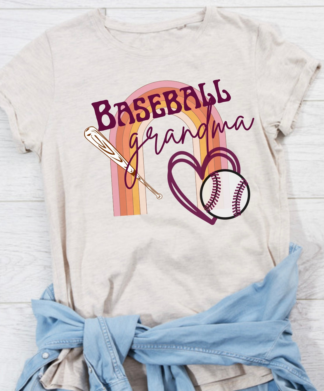 Baseball t shirt for grandma best sale