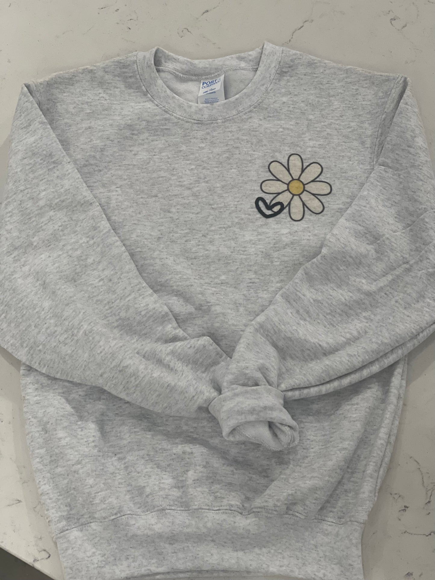 Just Love Youth Puffy Vinyl Crew Sweatshirt
