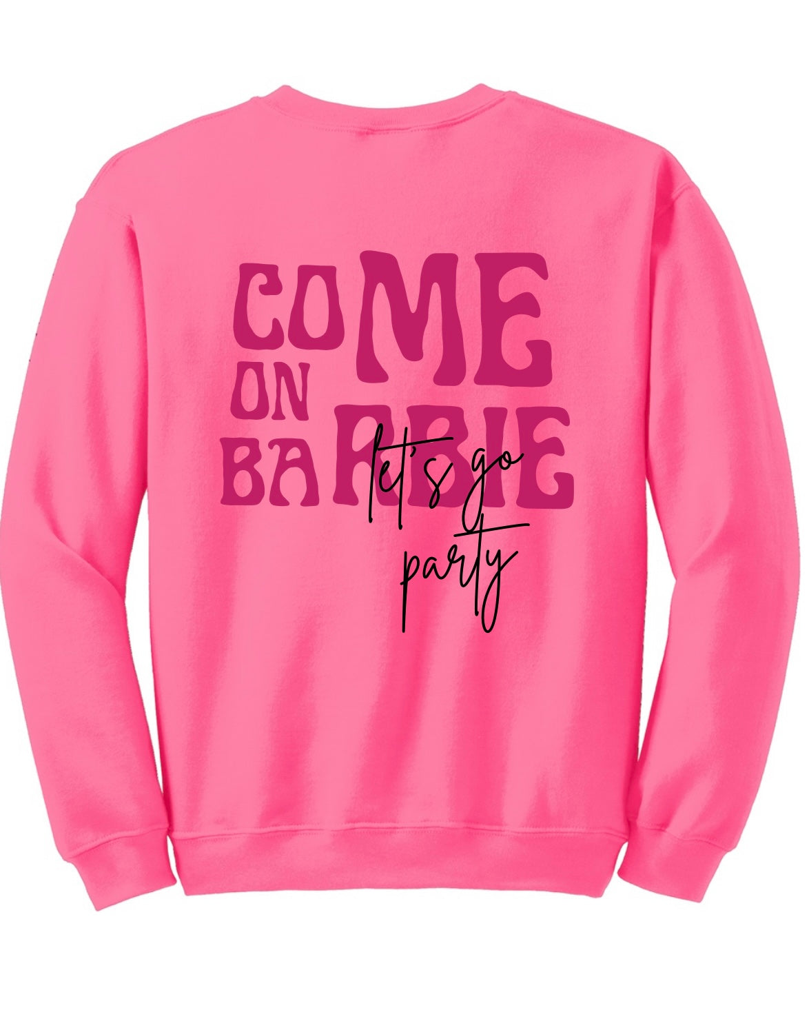 Youth Barbie Party Crew Sweashirt