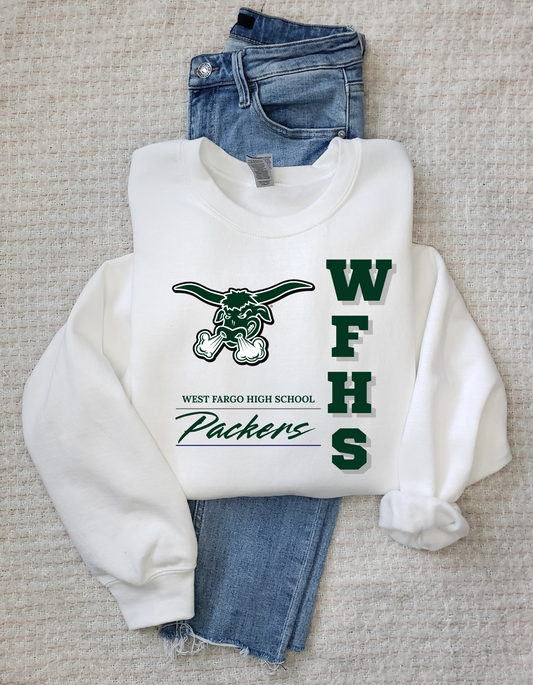 WF Packer Vertical Adult Cotton - Tee, Long Sleeve or Hoodie