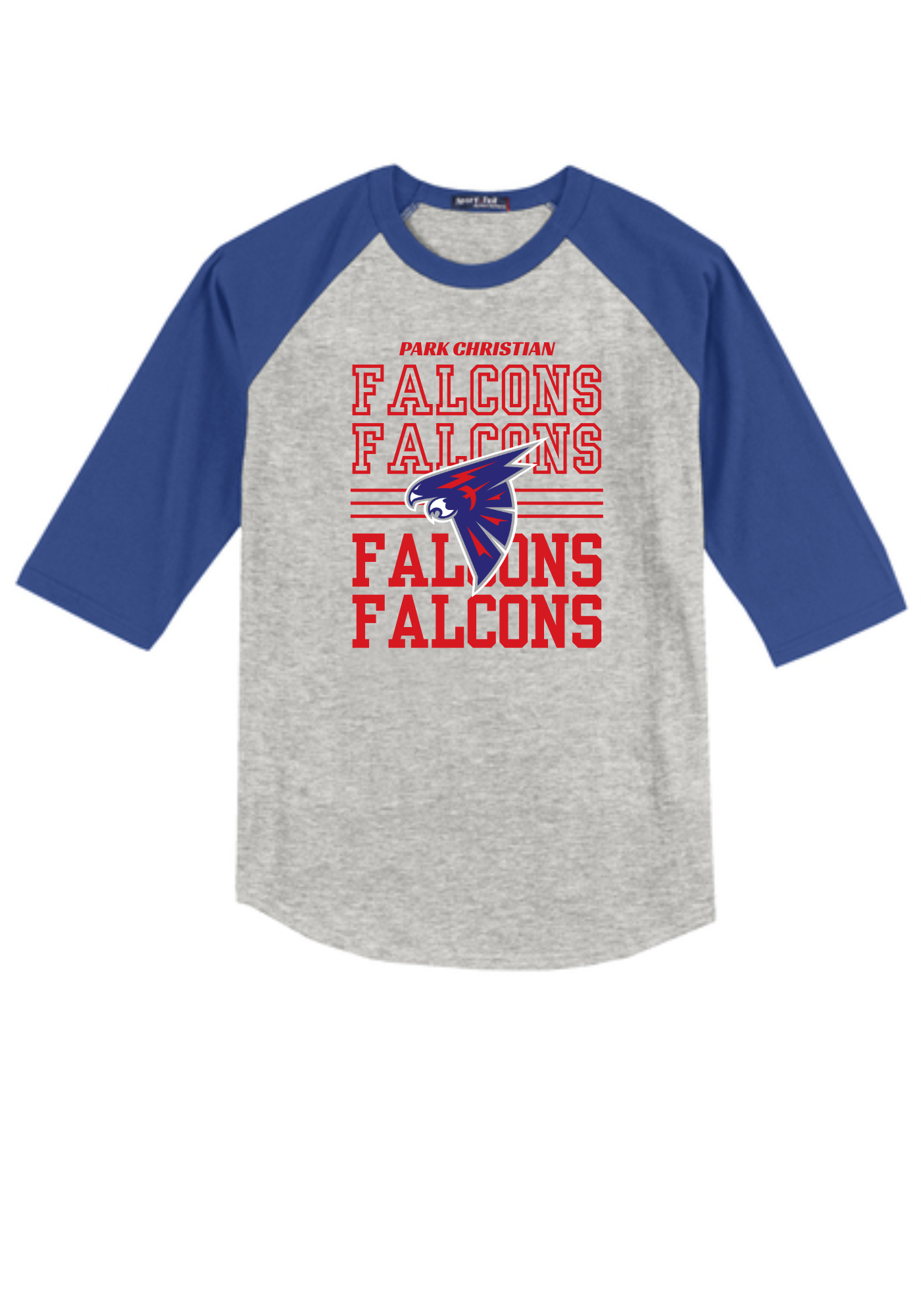 Falcon Raglan 3/4 Sleeve Tee PCS19