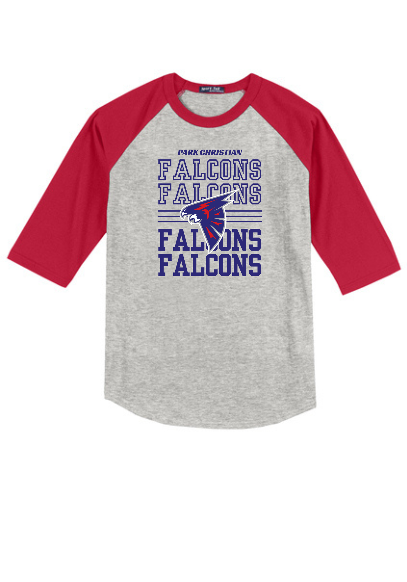 Falcon Raglan 3/4 Sleeve Tee PCS19