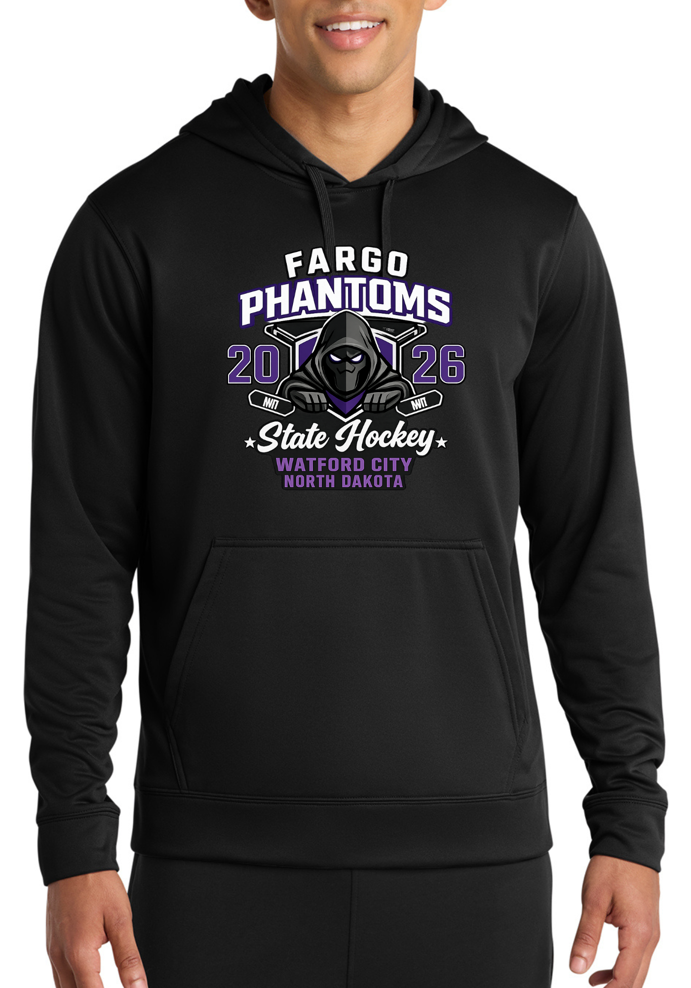 Phantom Hockey Tee, Long Sleeve or Hoodie