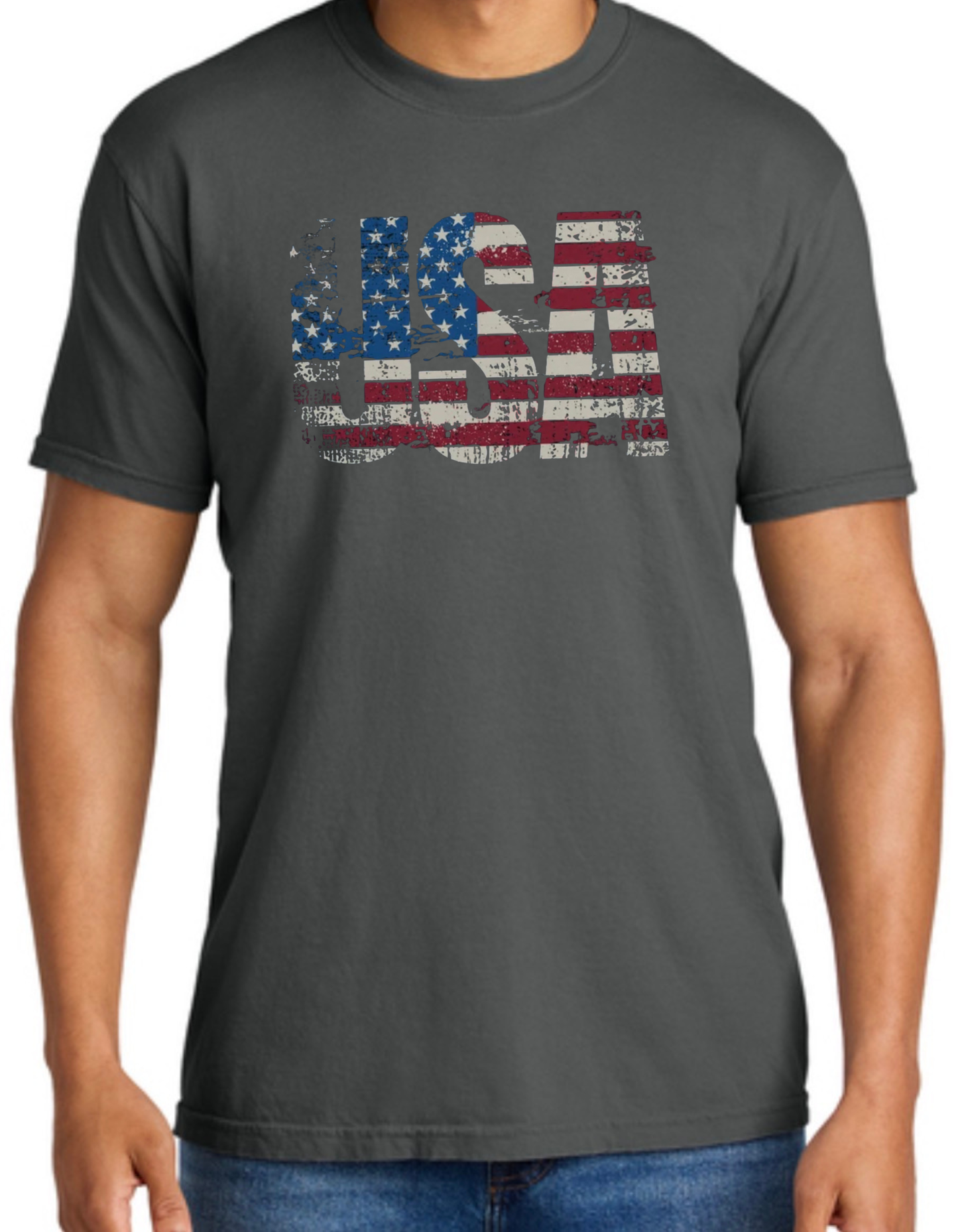 USA Crop or Regular Bella Canvas Tee