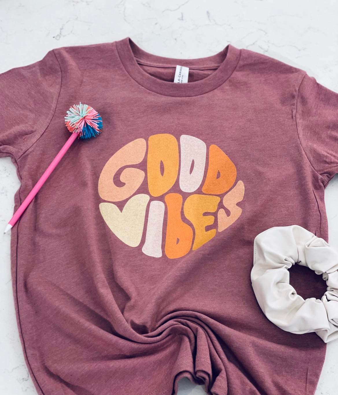 Youth Good Vibes Graphic Tee